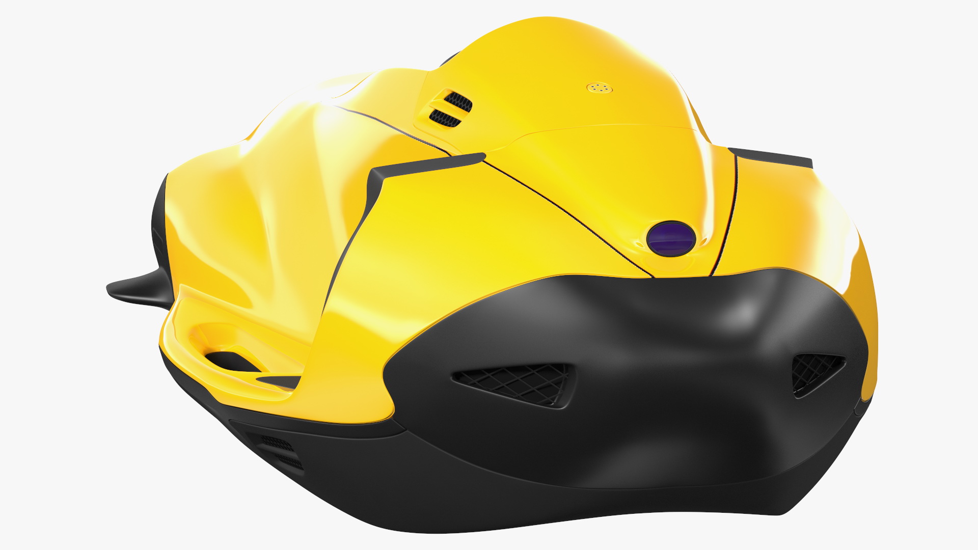 Handheld Underwater Scooter Orange 3D model