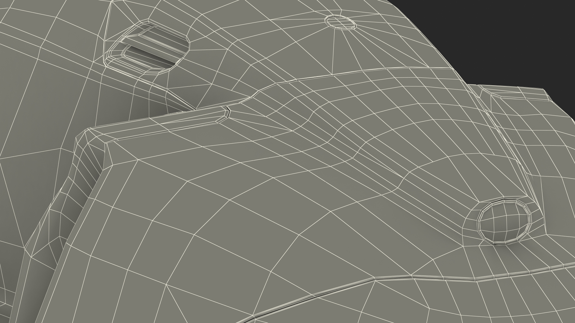 Handheld Underwater Scooter Orange 3D model