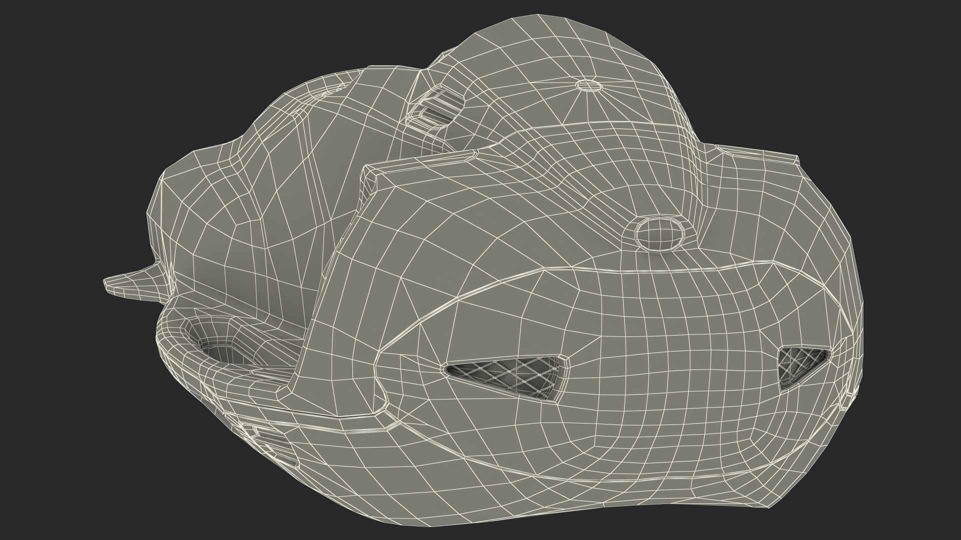 Handheld Underwater Scooter Orange 3D model