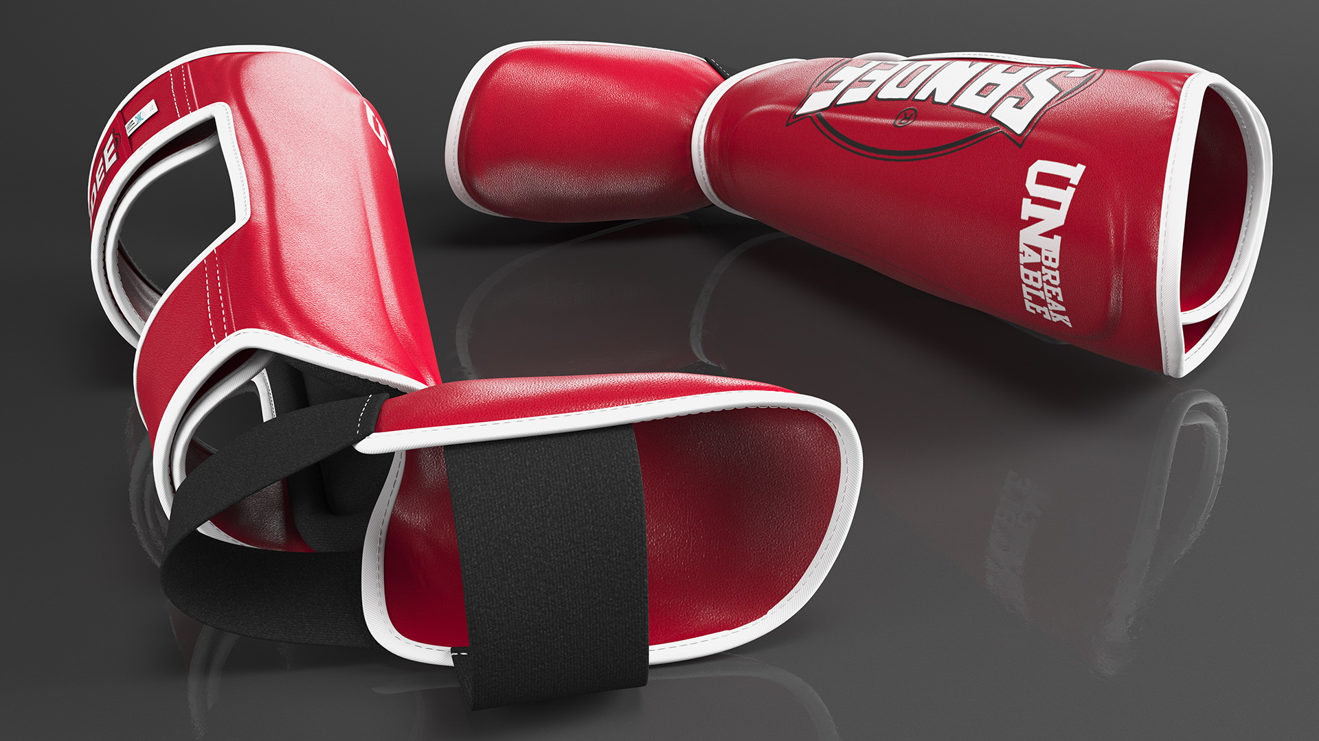 Sandee Leather Boot Shinguard 3D model