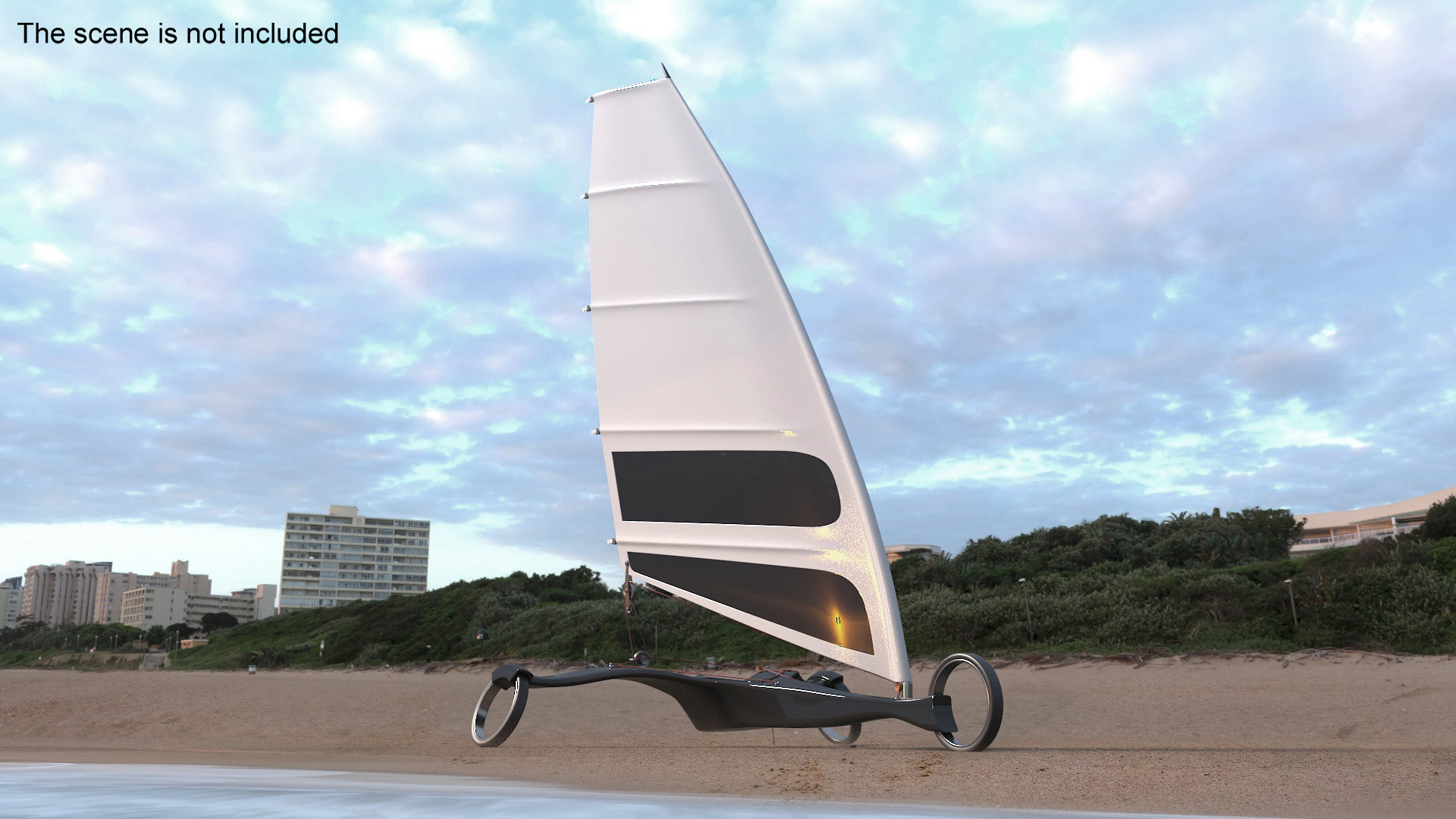 3D Designer Land Sand Yacht Albatros model