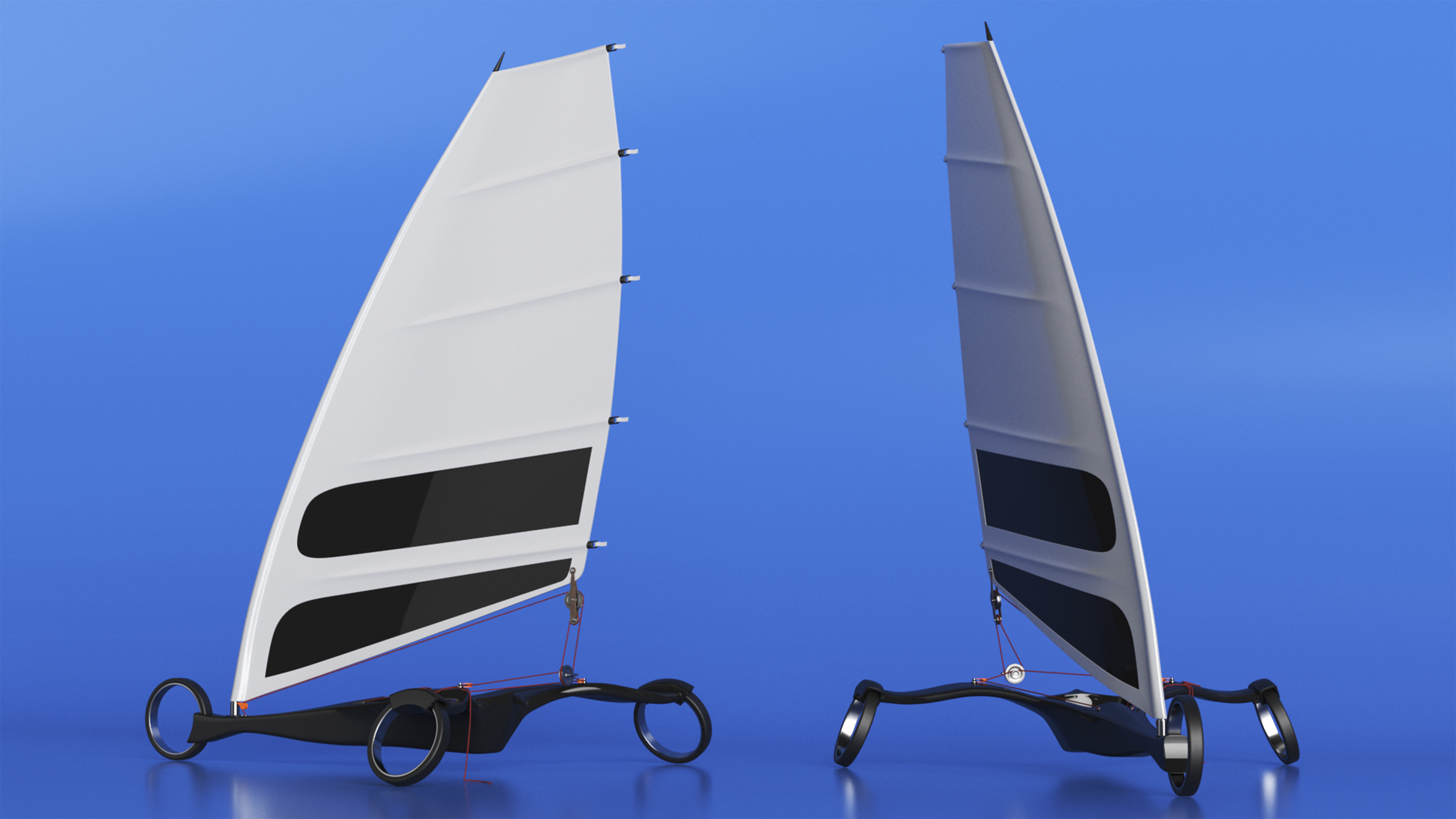 3D Designer Land Sand Yacht Albatros model