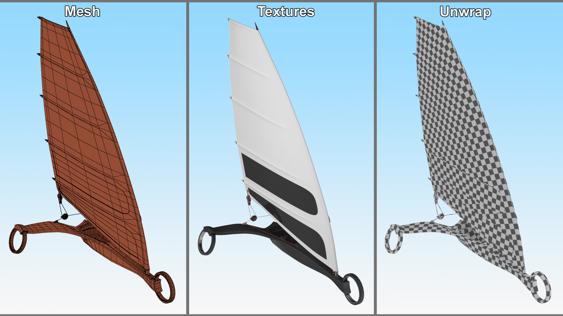 3D Designer Land Sand Yacht Albatros model