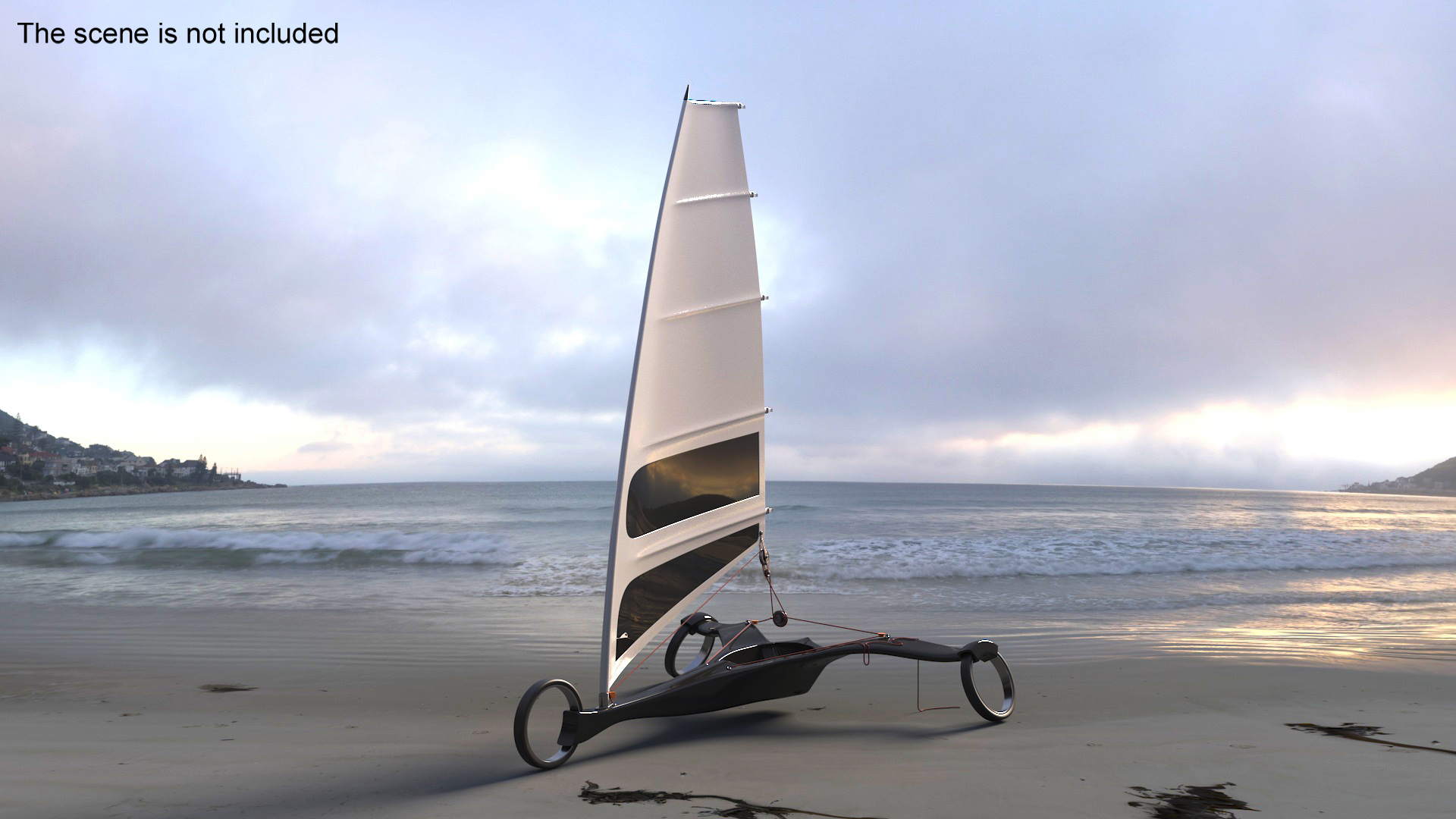 3D Designer Land Sand Yacht Albatros model