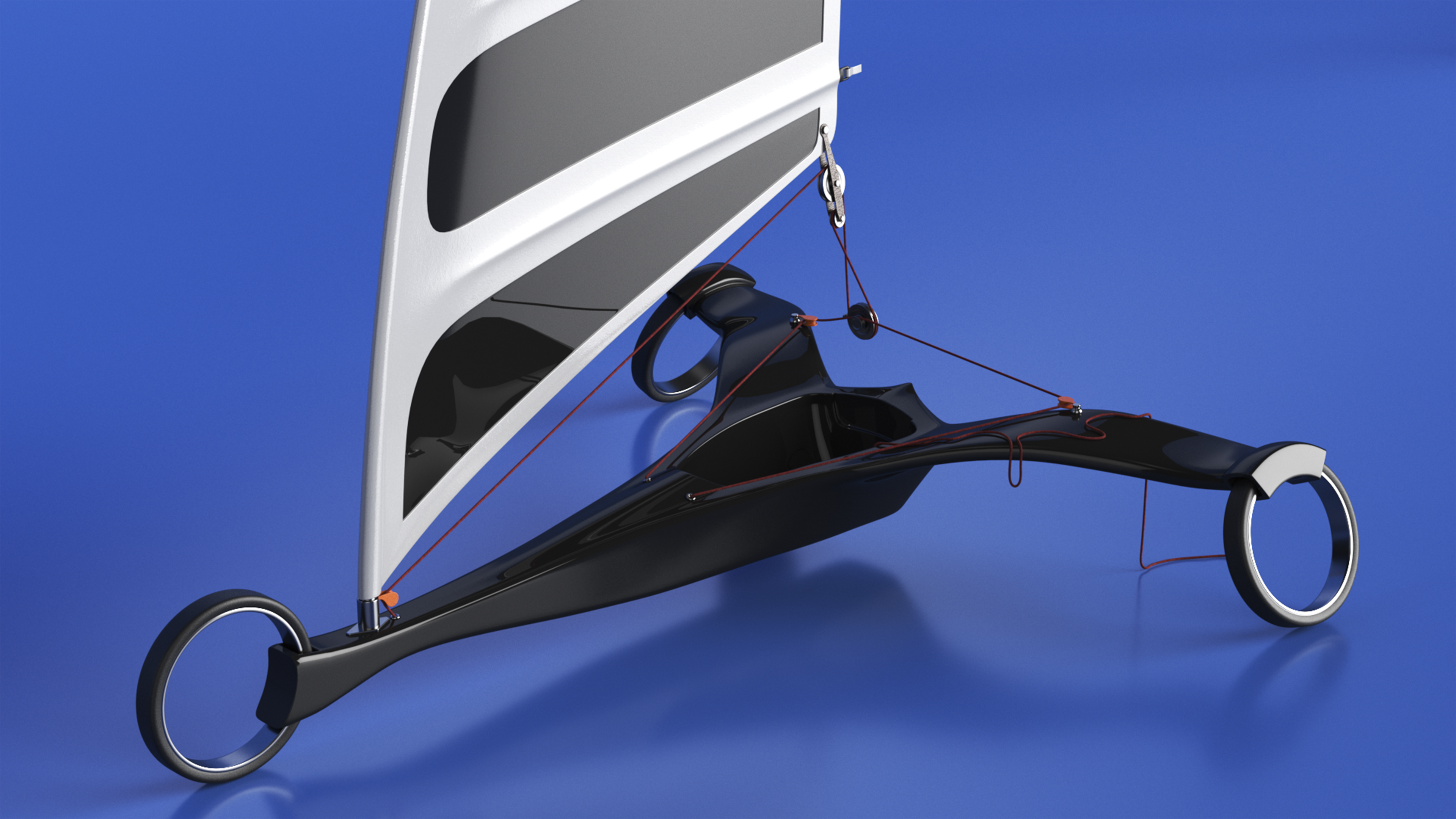 3D Designer Land Sand Yacht Albatros model