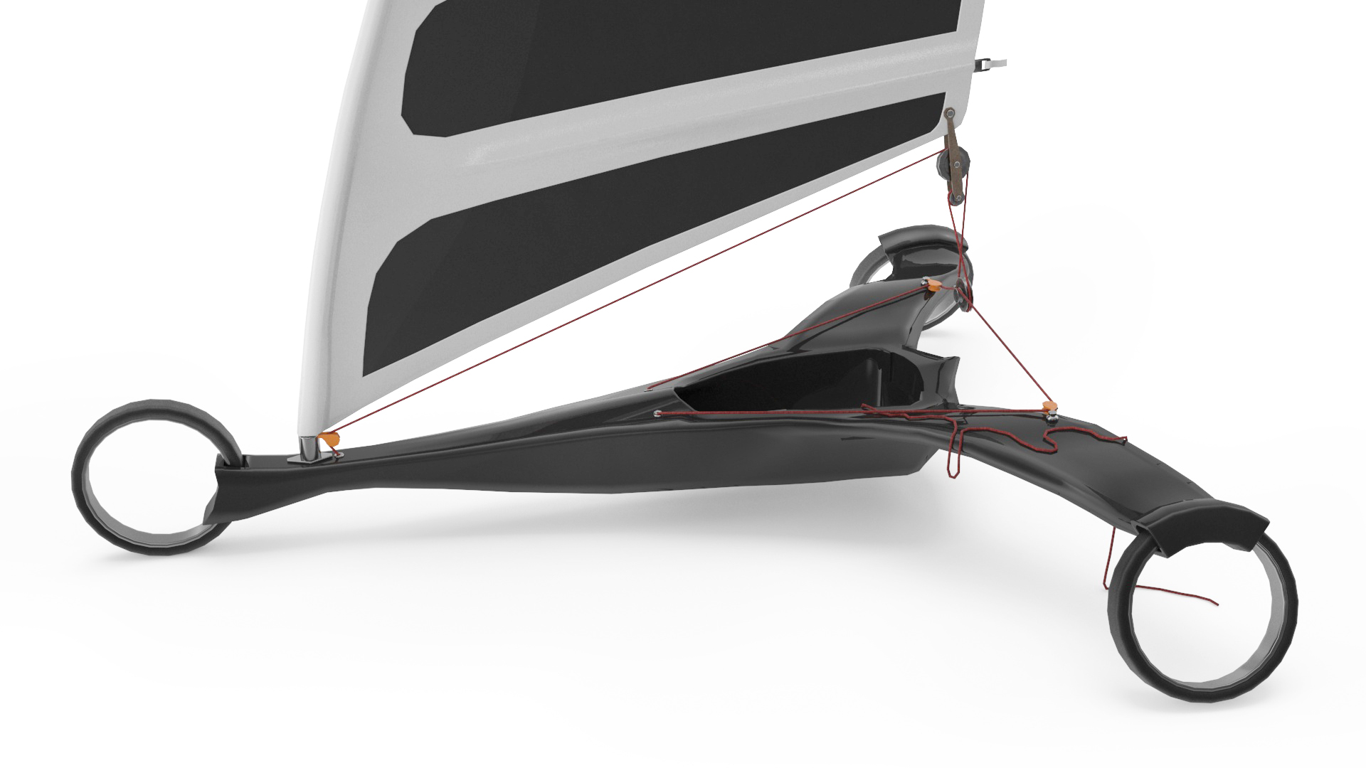 3D Designer Land Sand Yacht Albatros model