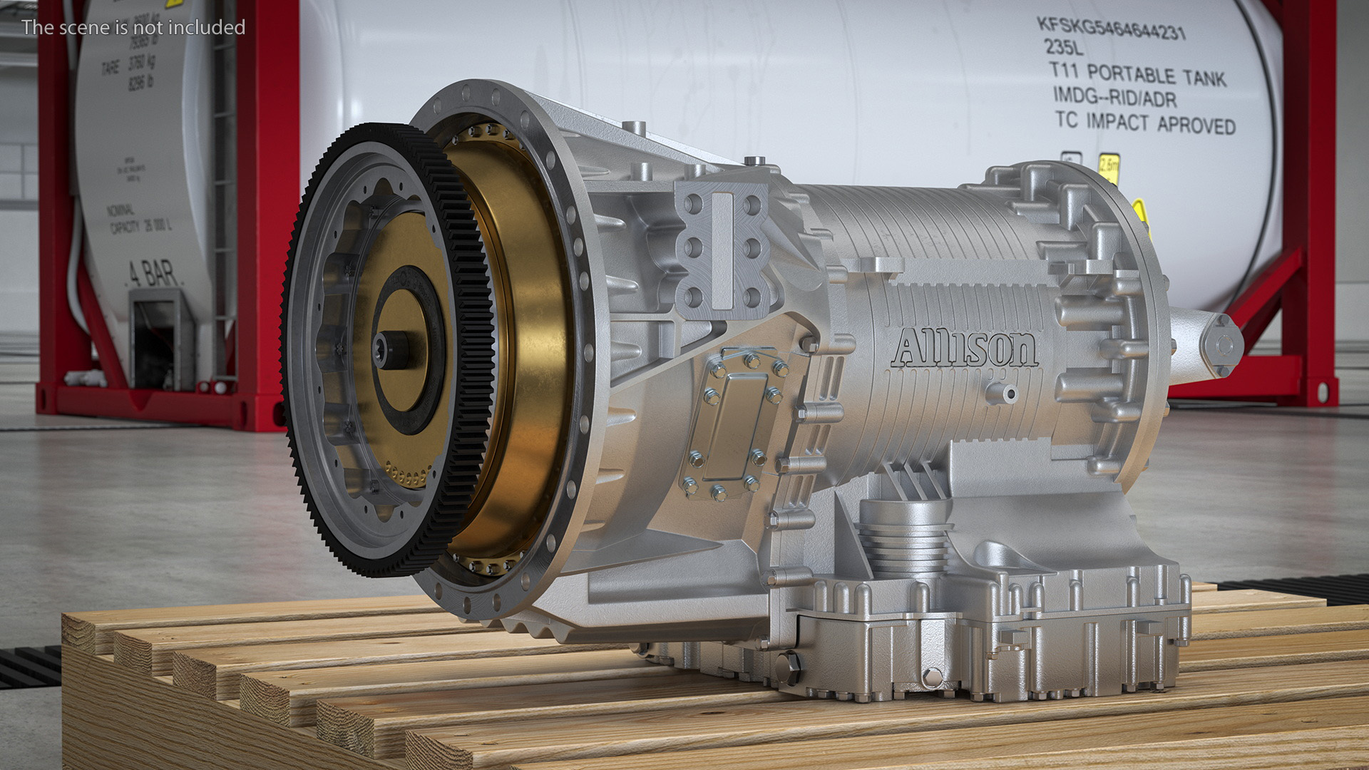 Allison 4000 Heavy-duty Vehicle Transmission 3D model