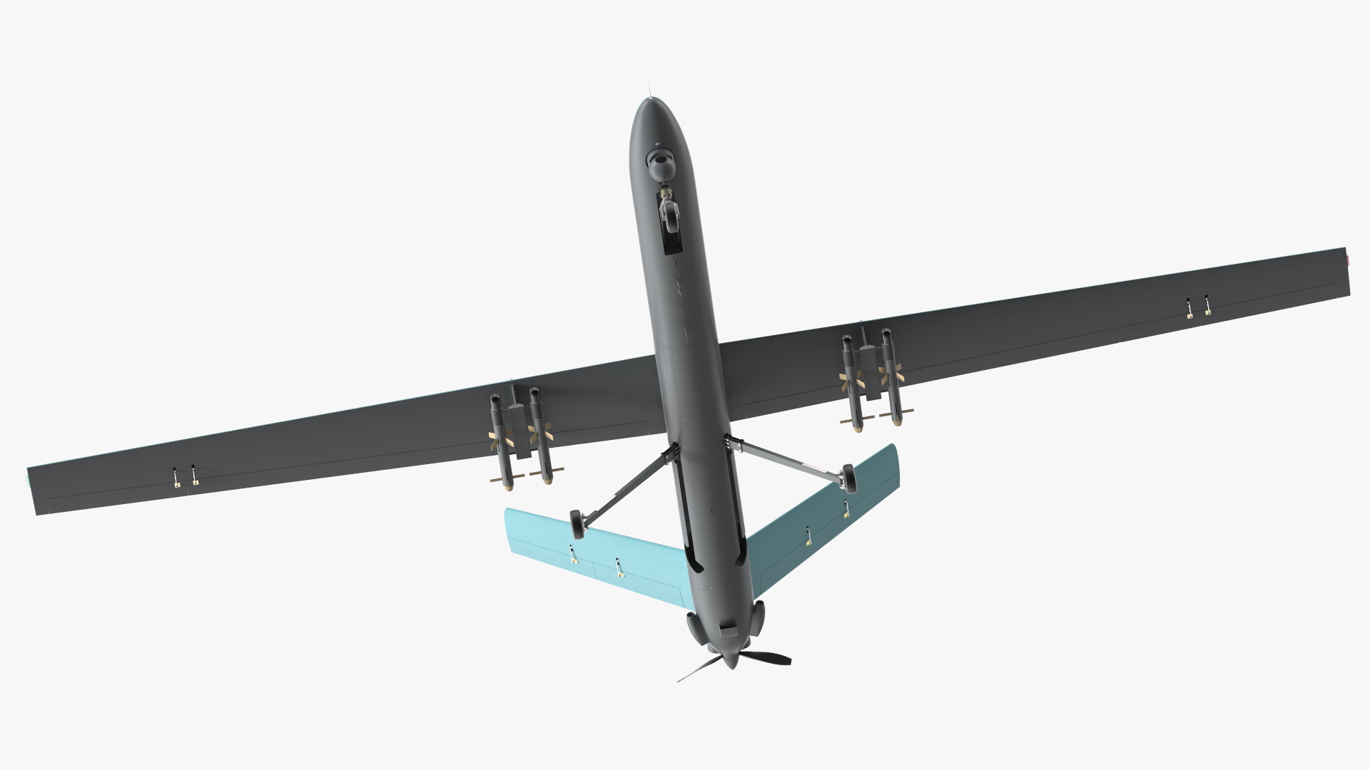 3D Unmanned Combat Drone Rigged model