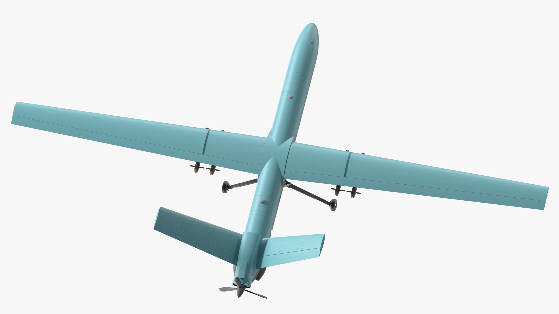 3D Unmanned Combat Drone Rigged model