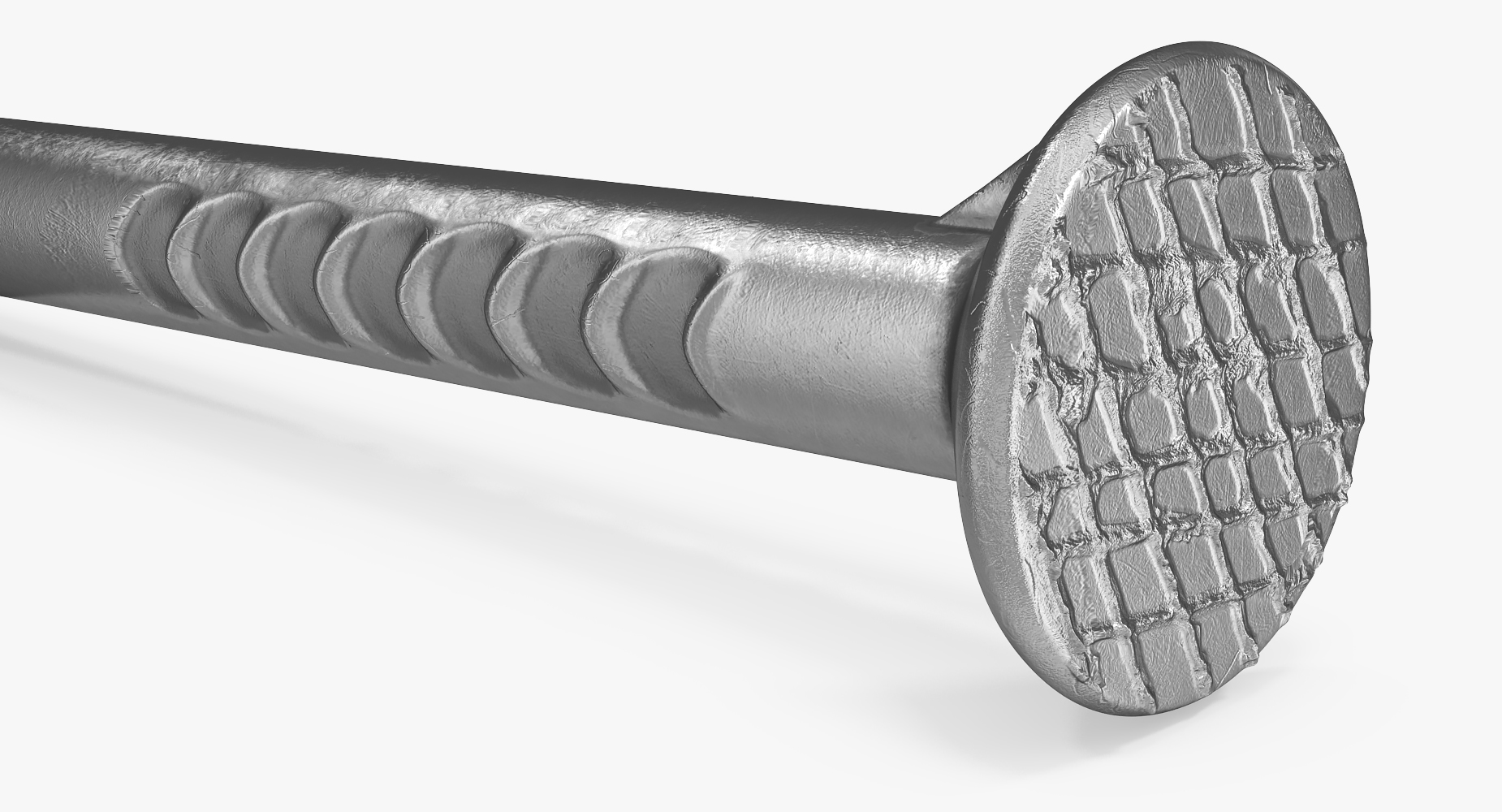 3D model Small Pile Of Steel Nails
