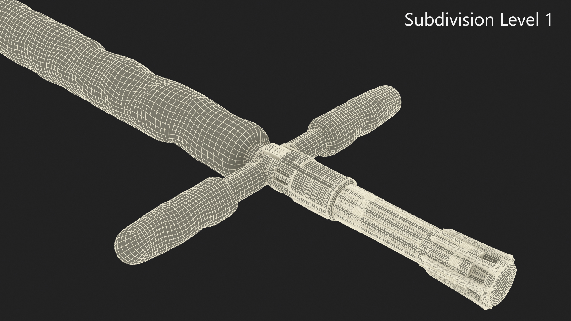 Star Wars Lightsaber Kylo Ren 3D model