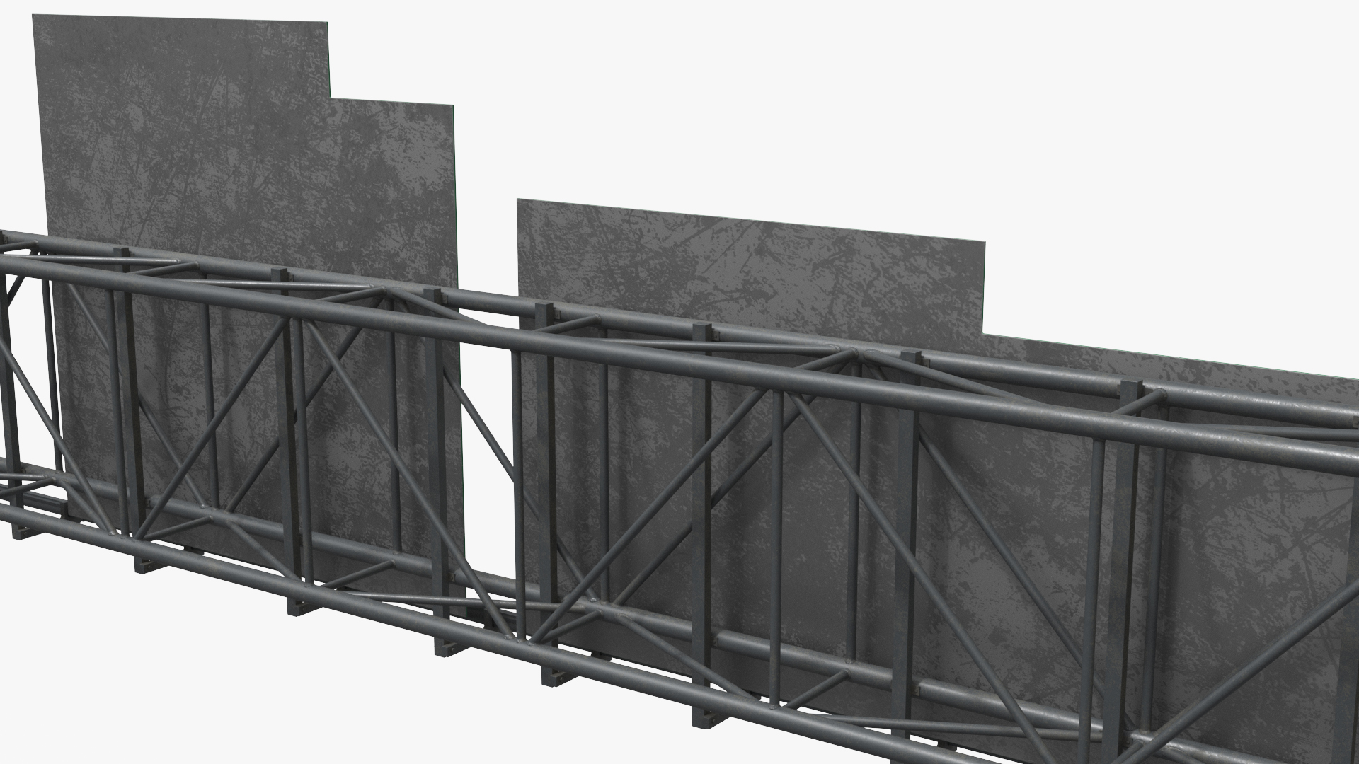 Steel Traffic Gantry with Route Signs - view 8