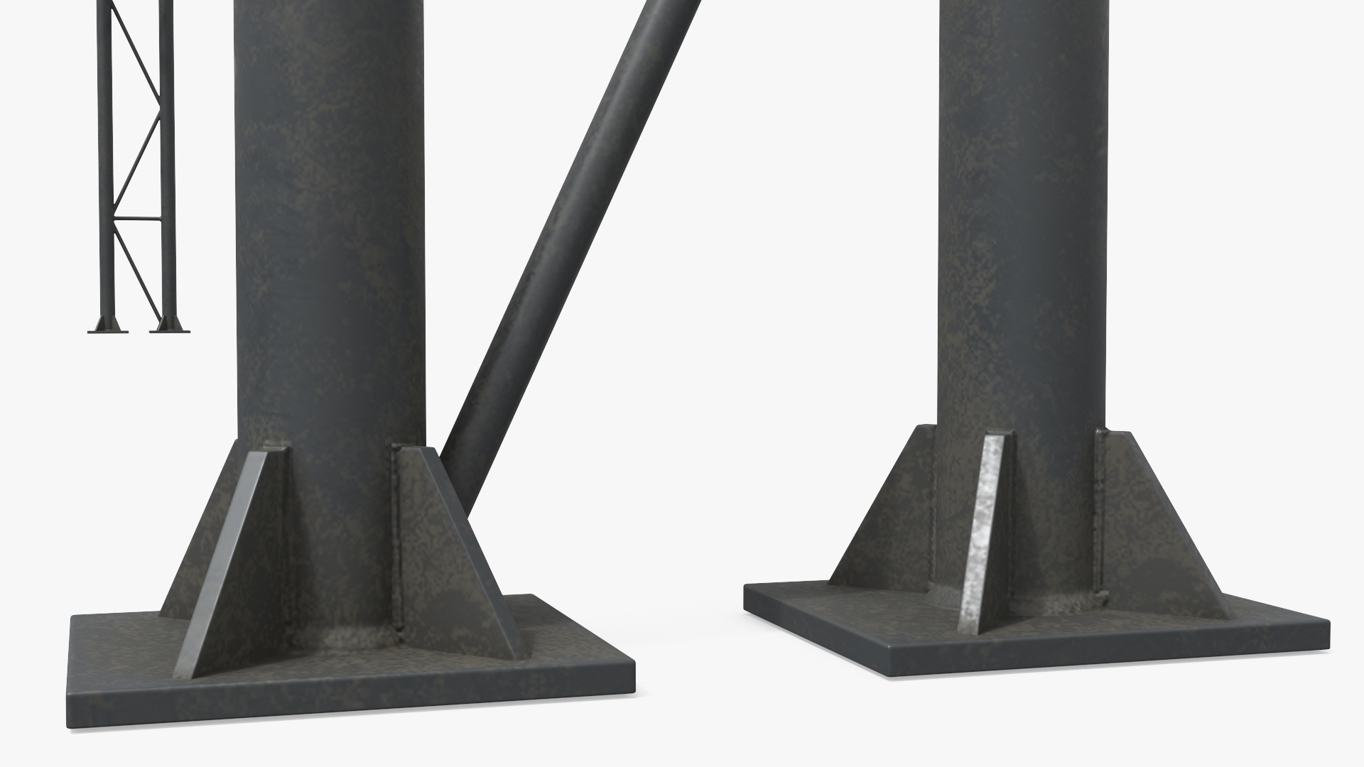 Steel Traffic Gantry with Route Signs - view 9