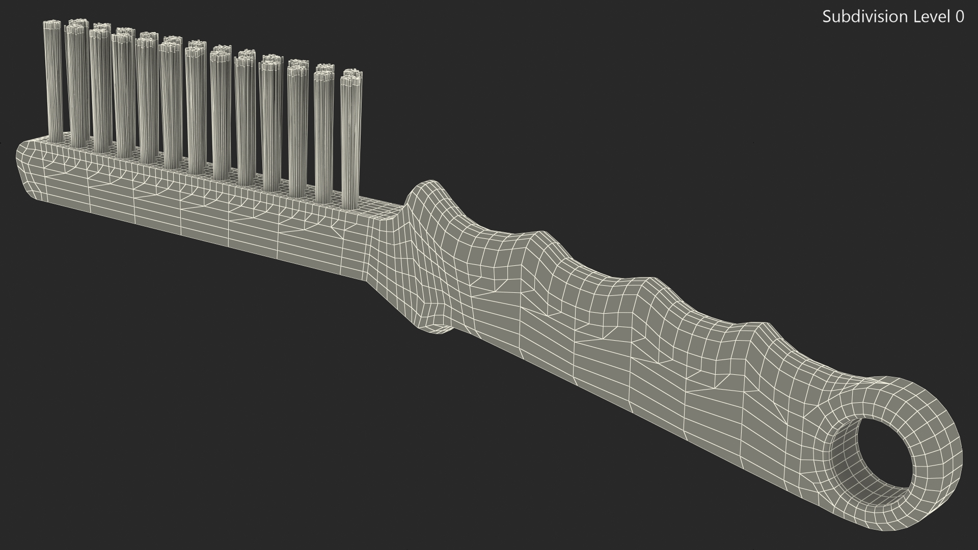 Brake Caliper Cleaning Brush Steel Wire 3D model