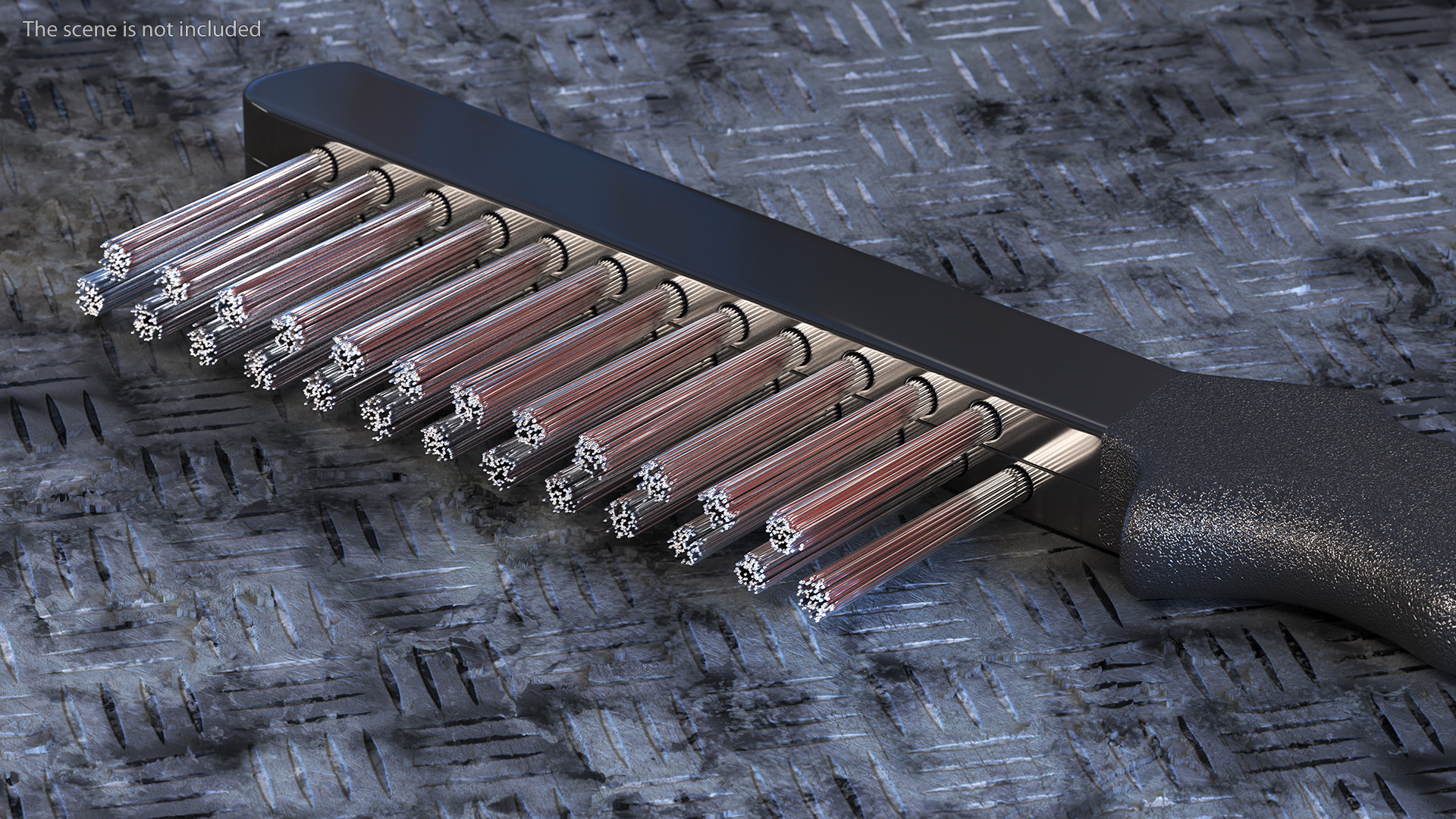 Brake Caliper Cleaning Brush Steel Wire 3D model