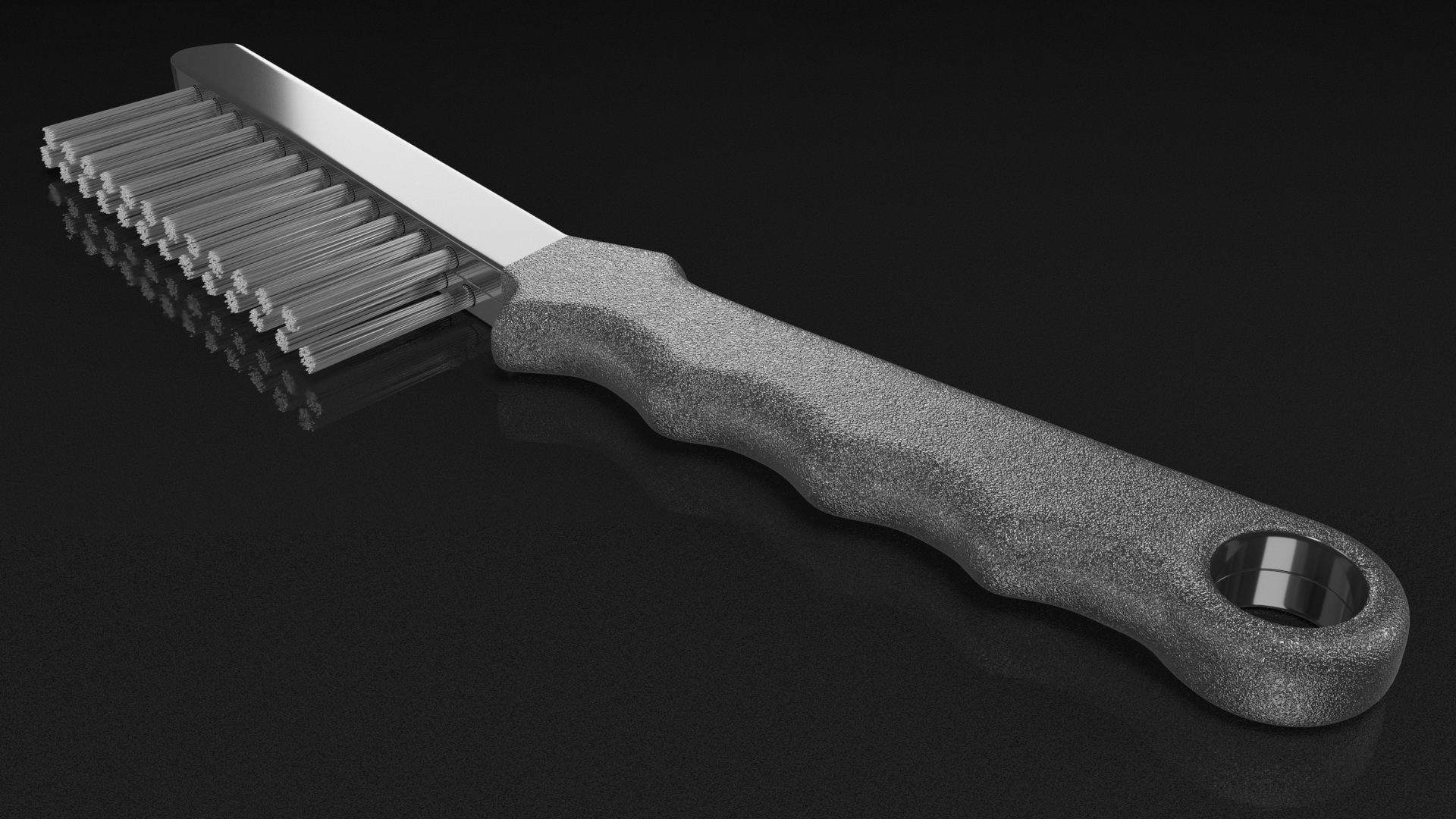 Brake Caliper Cleaning Brush Steel Wire 3D model