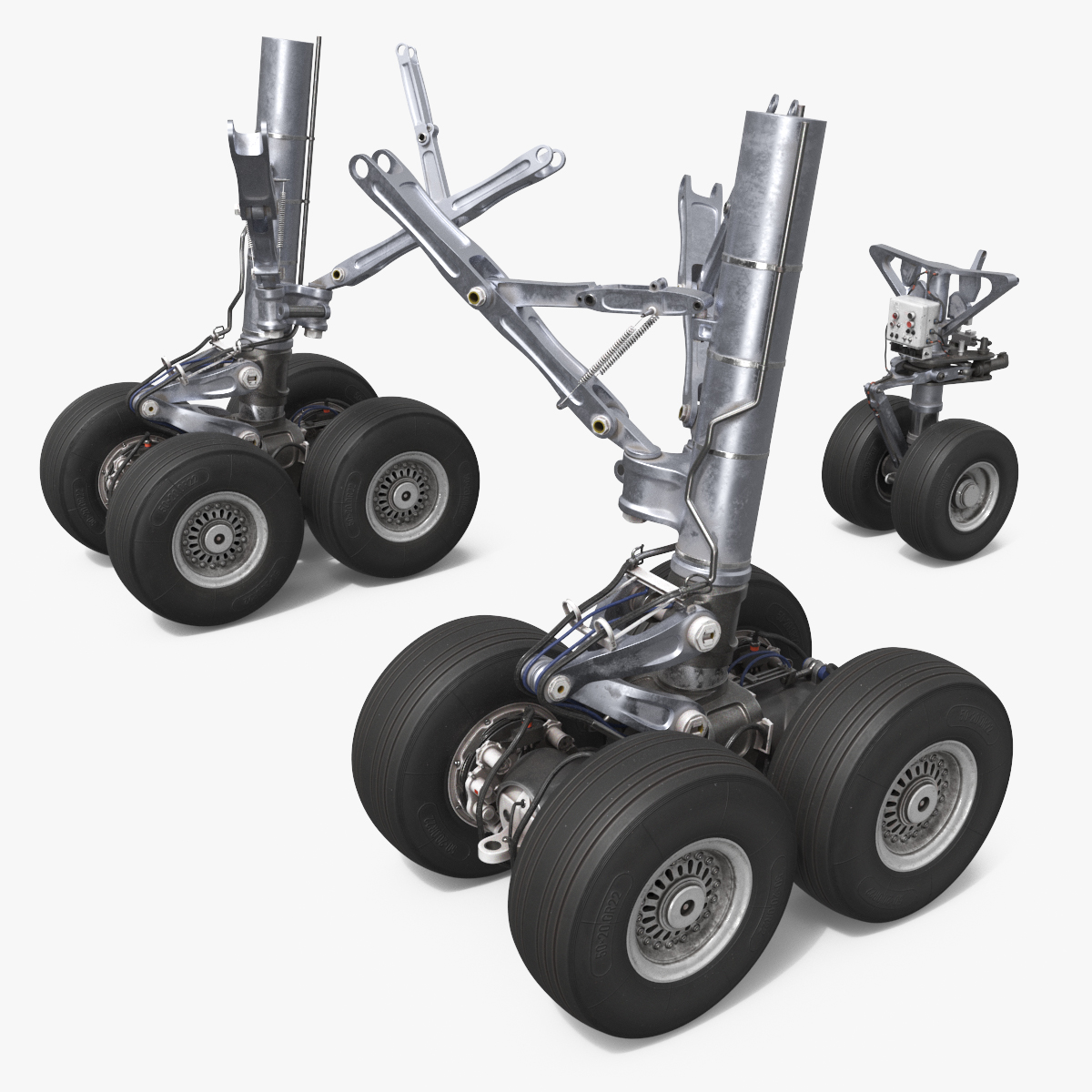 Commercial Aircraft Landing Gear Set