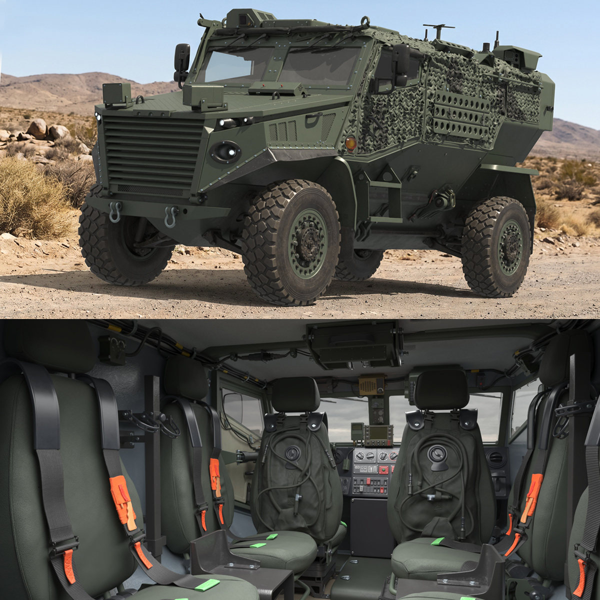 Light Tactical Military Vehicle