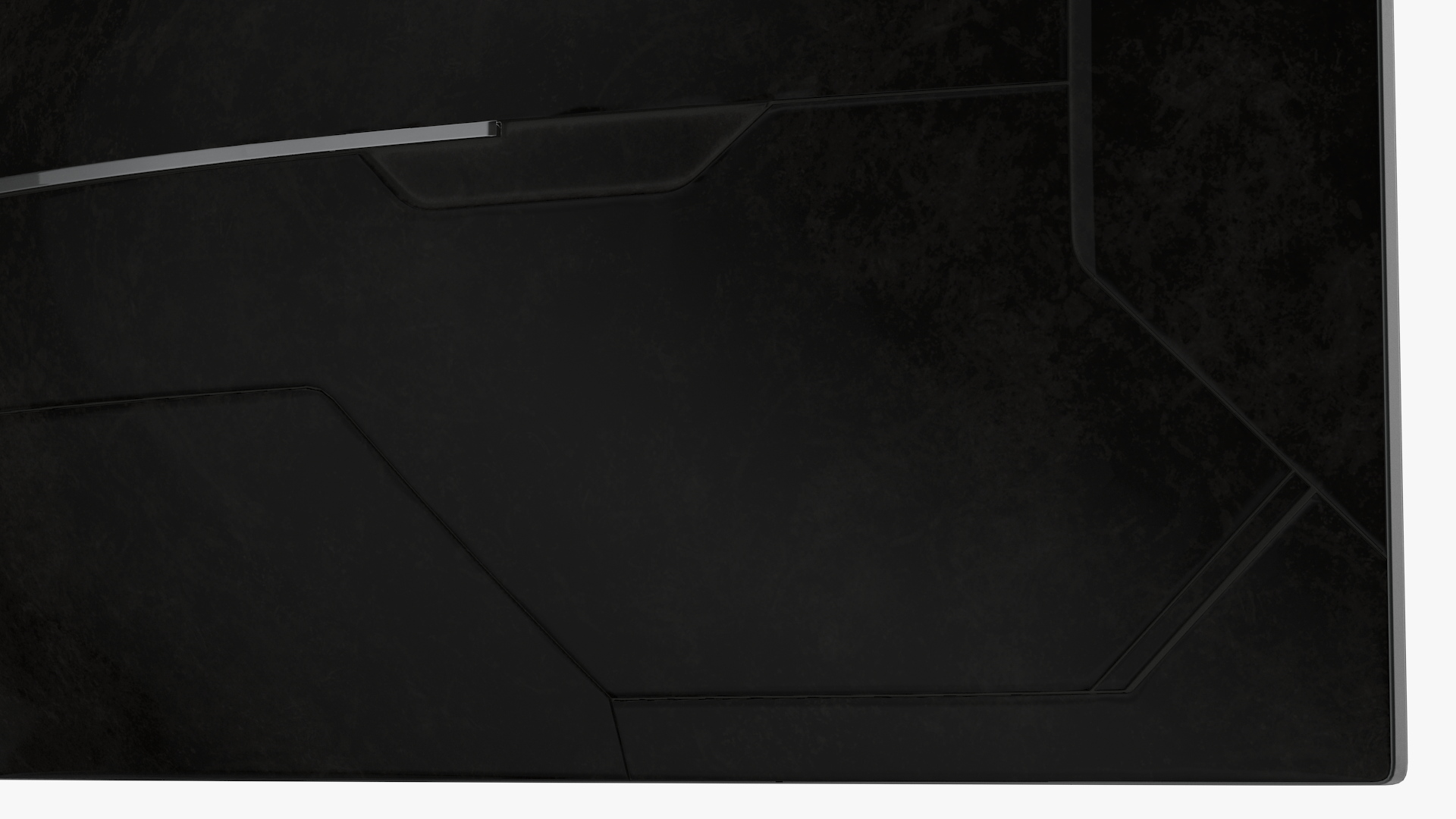 Ultrawide Curved Gaming Monitor OFF Rigged 3D
