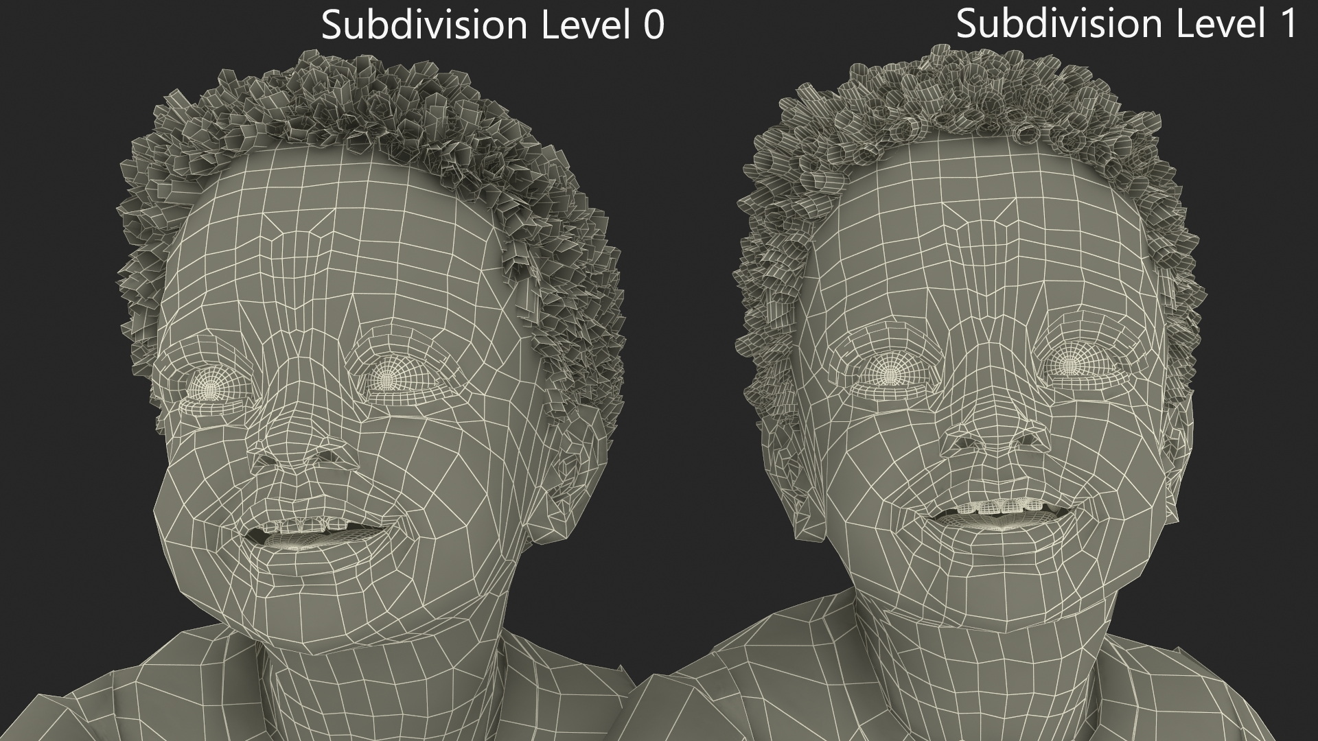 3D African Baby Boy Wearing Full Bodysuit Sitting