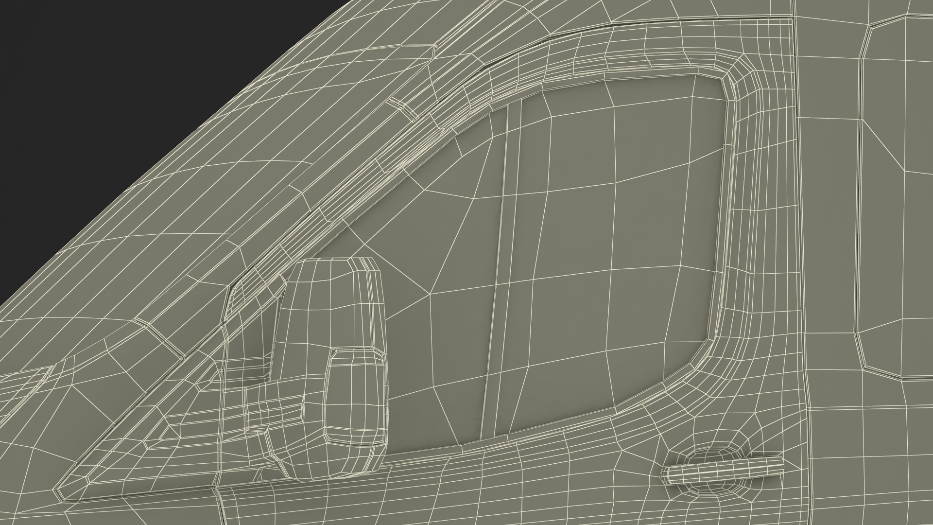 Ford Transit Cargo Blue 2020 Simple Interior 3D model