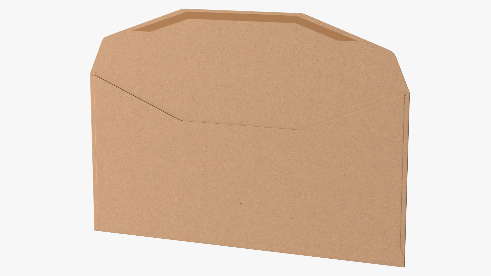 3D model Craft Paper Trapezium Envelope