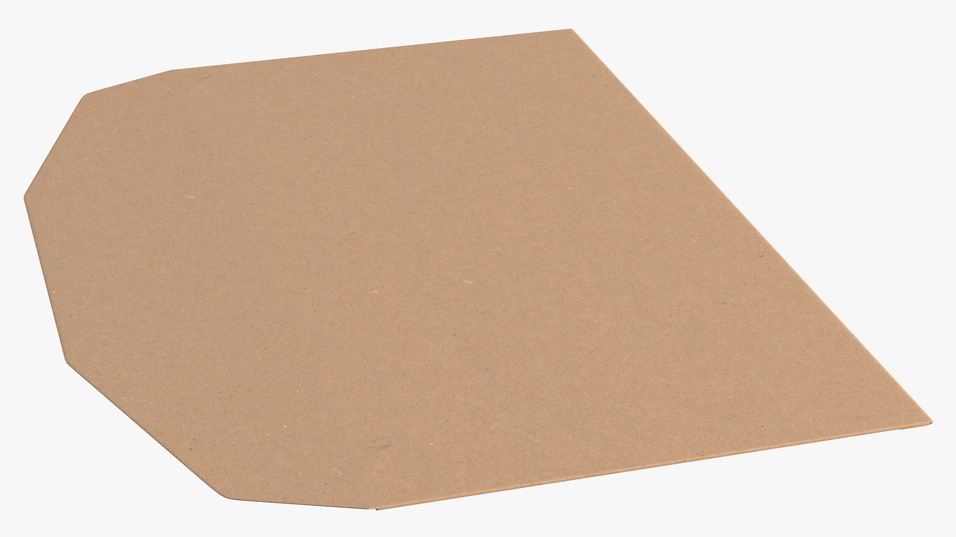 3D model Craft Paper Trapezium Envelope