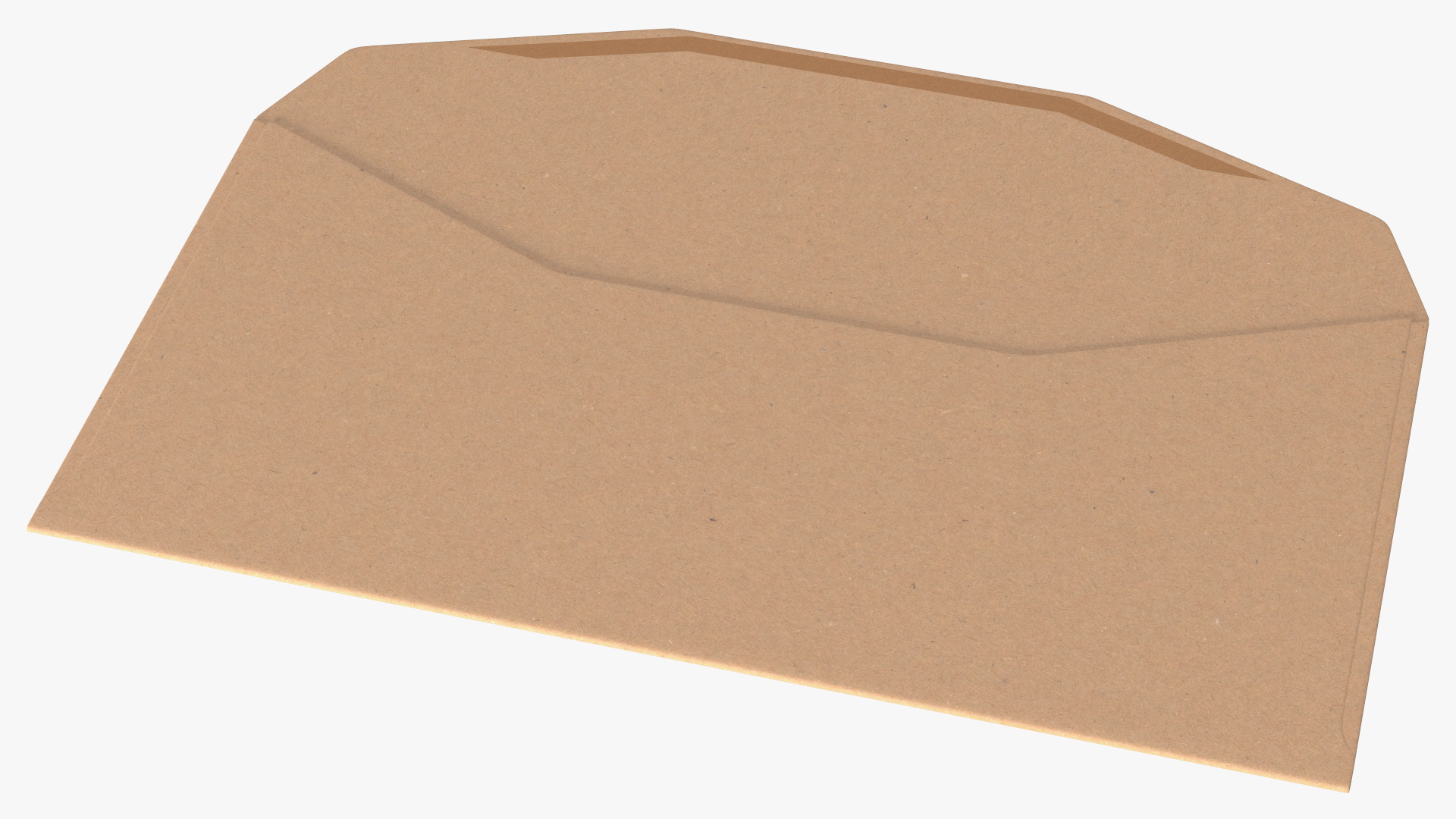 3D model Craft Paper Trapezium Envelope