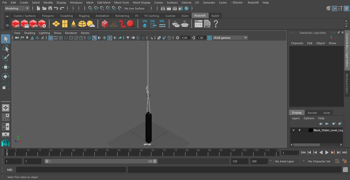 Black Water Level Logger 3D model