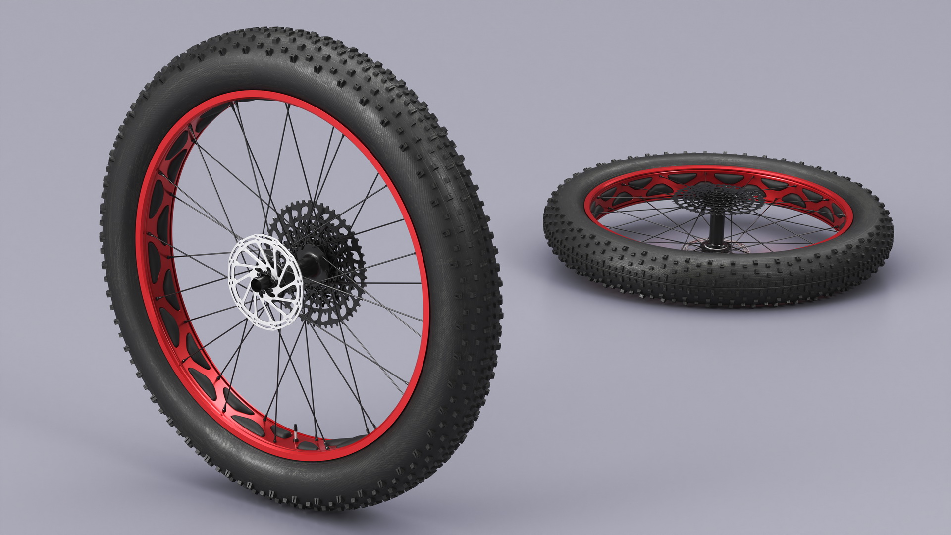 Fat Bike Wheel 3D model