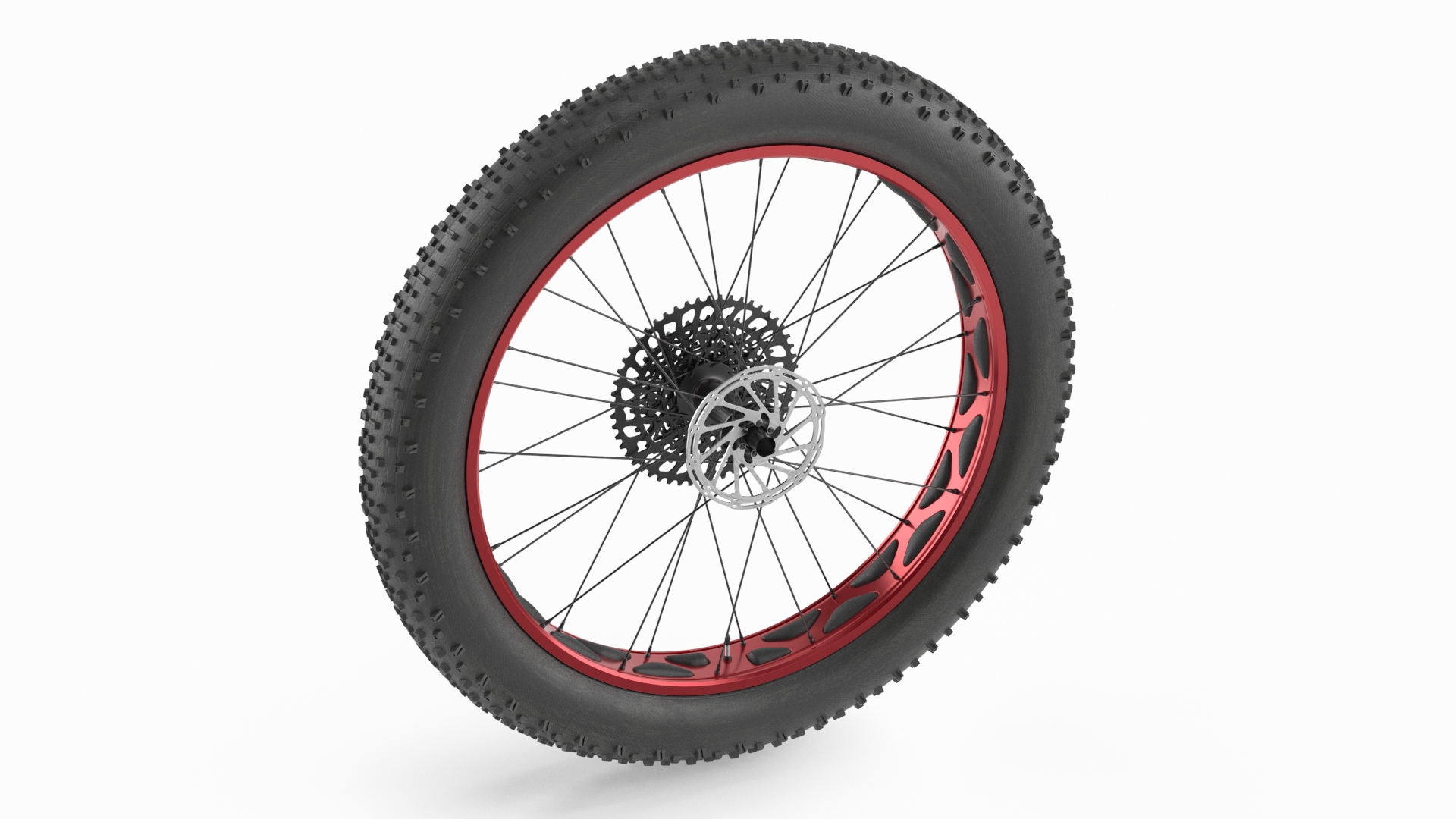Fat Bike Wheel 3D model