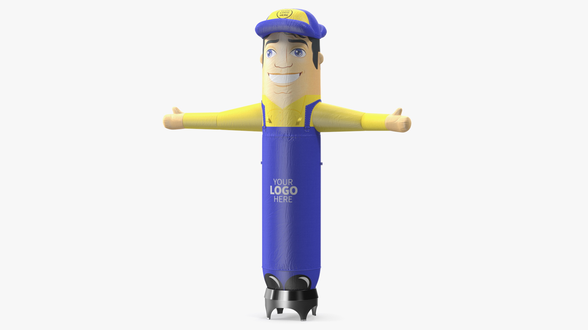 3D Inflatable Barker Left Hand Animated