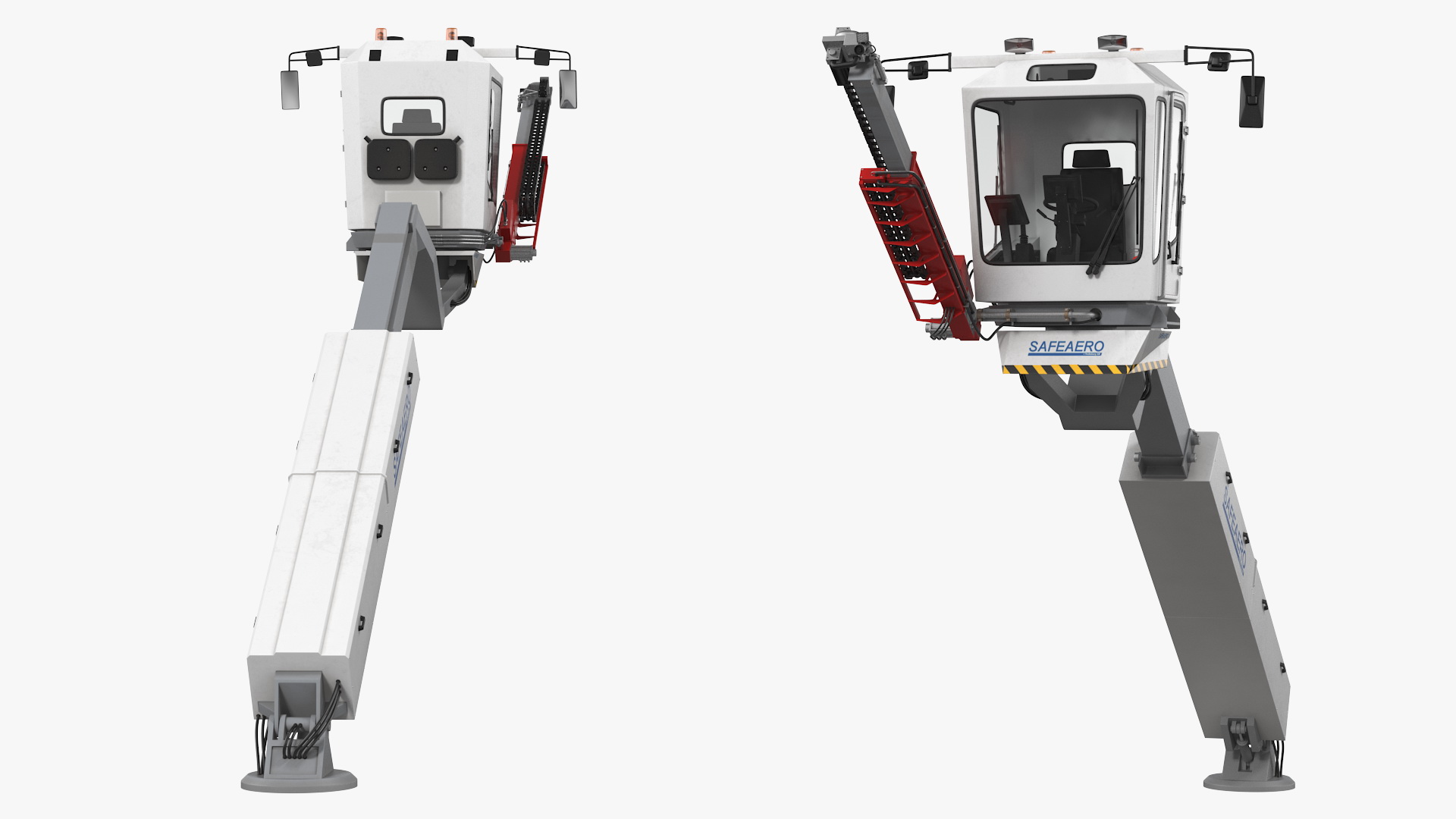 Telescopic Deicer Telehandler 3D model