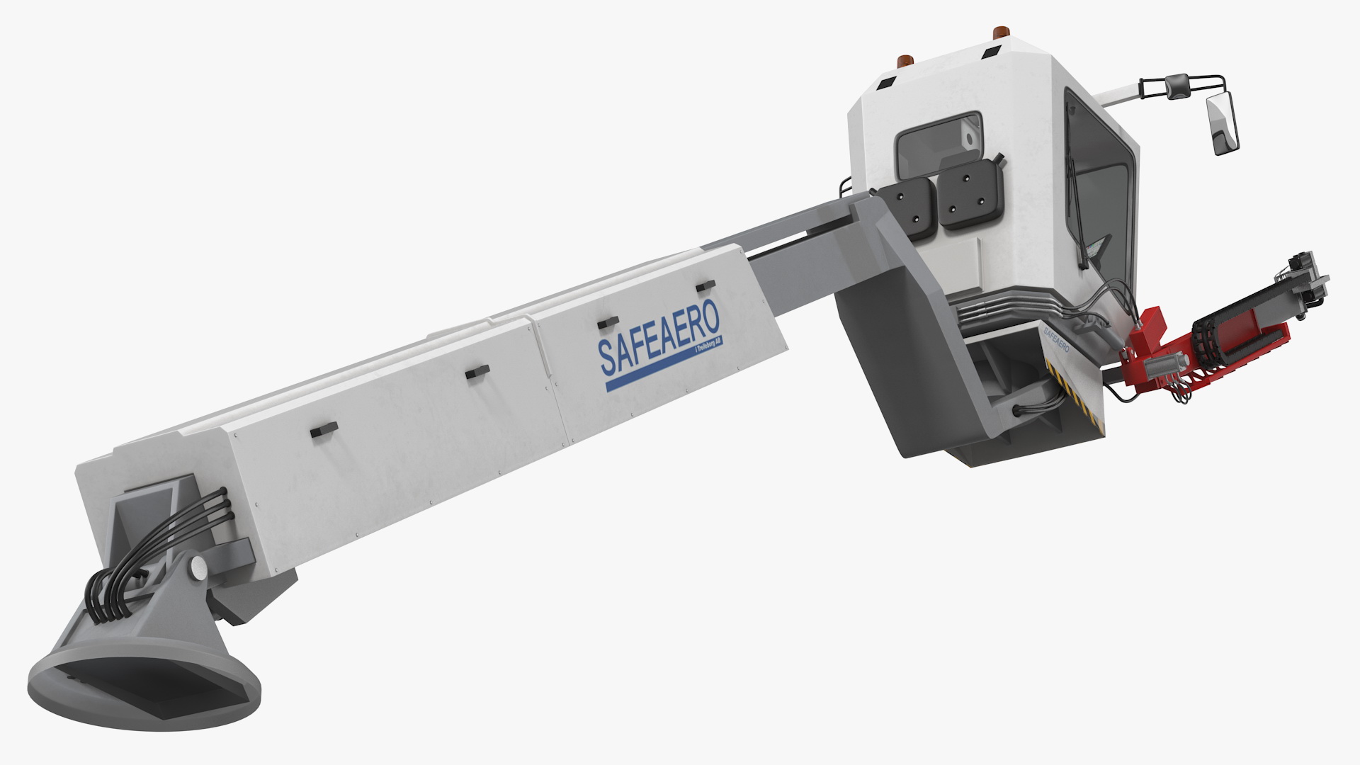 Telescopic Deicer Telehandler 3D model