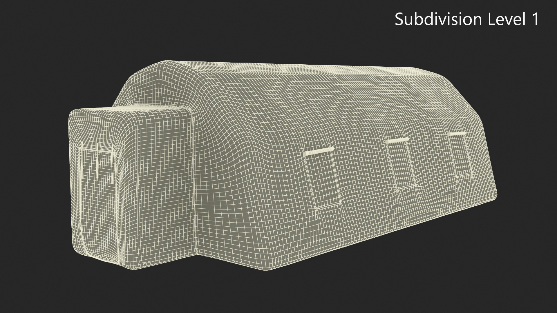 3D Quarantine Inflatable Tent Closed model