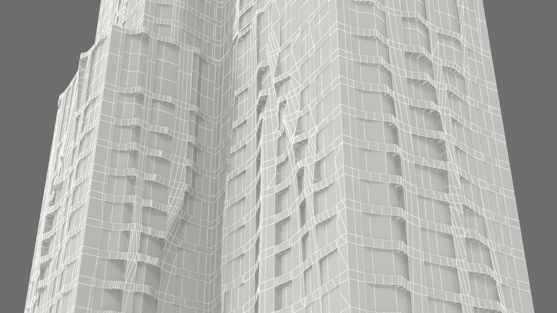 3D New York by Gehry At Night