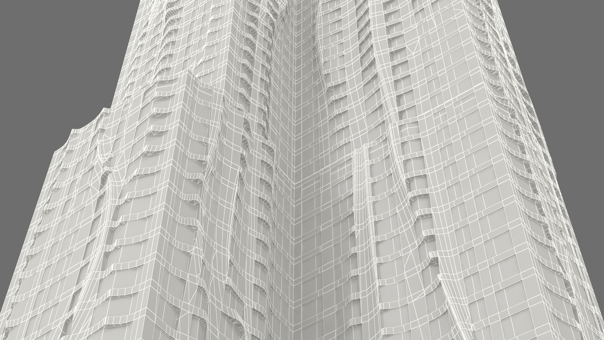 3D New York by Gehry At Night