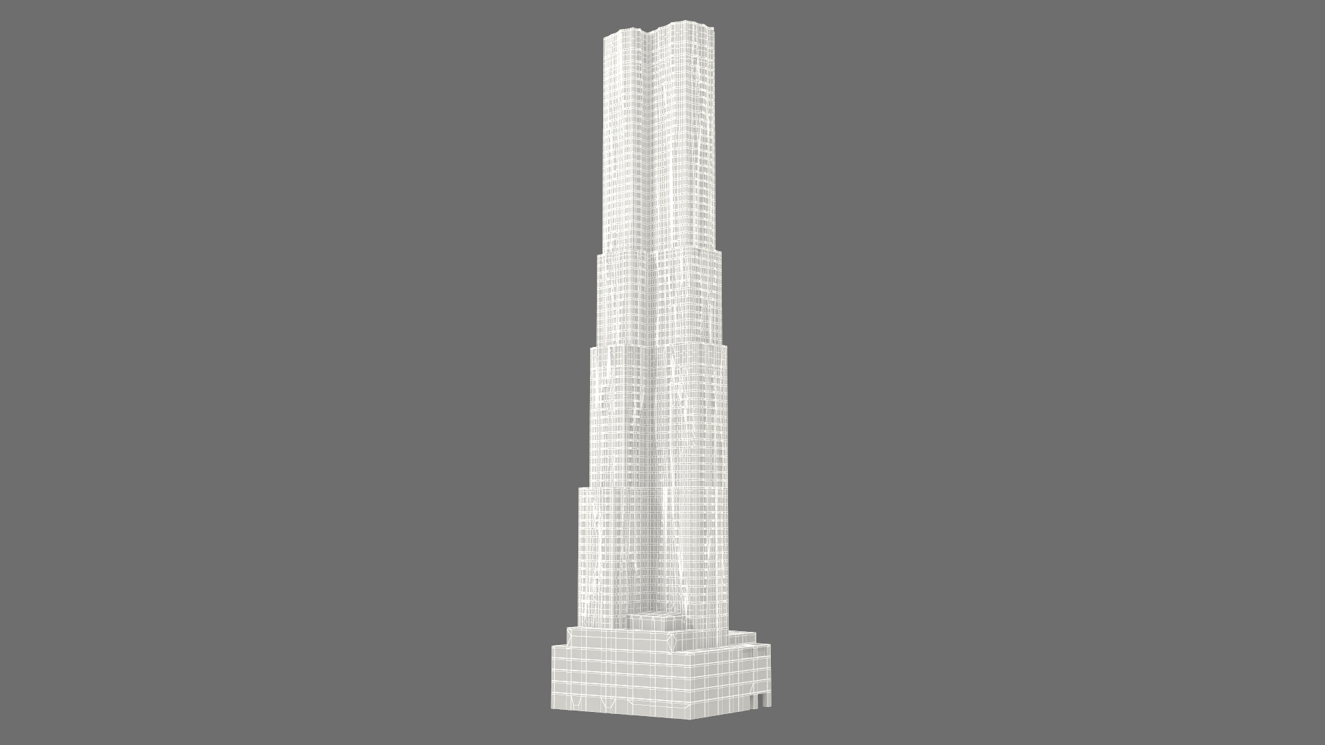 3D New York by Gehry At Night