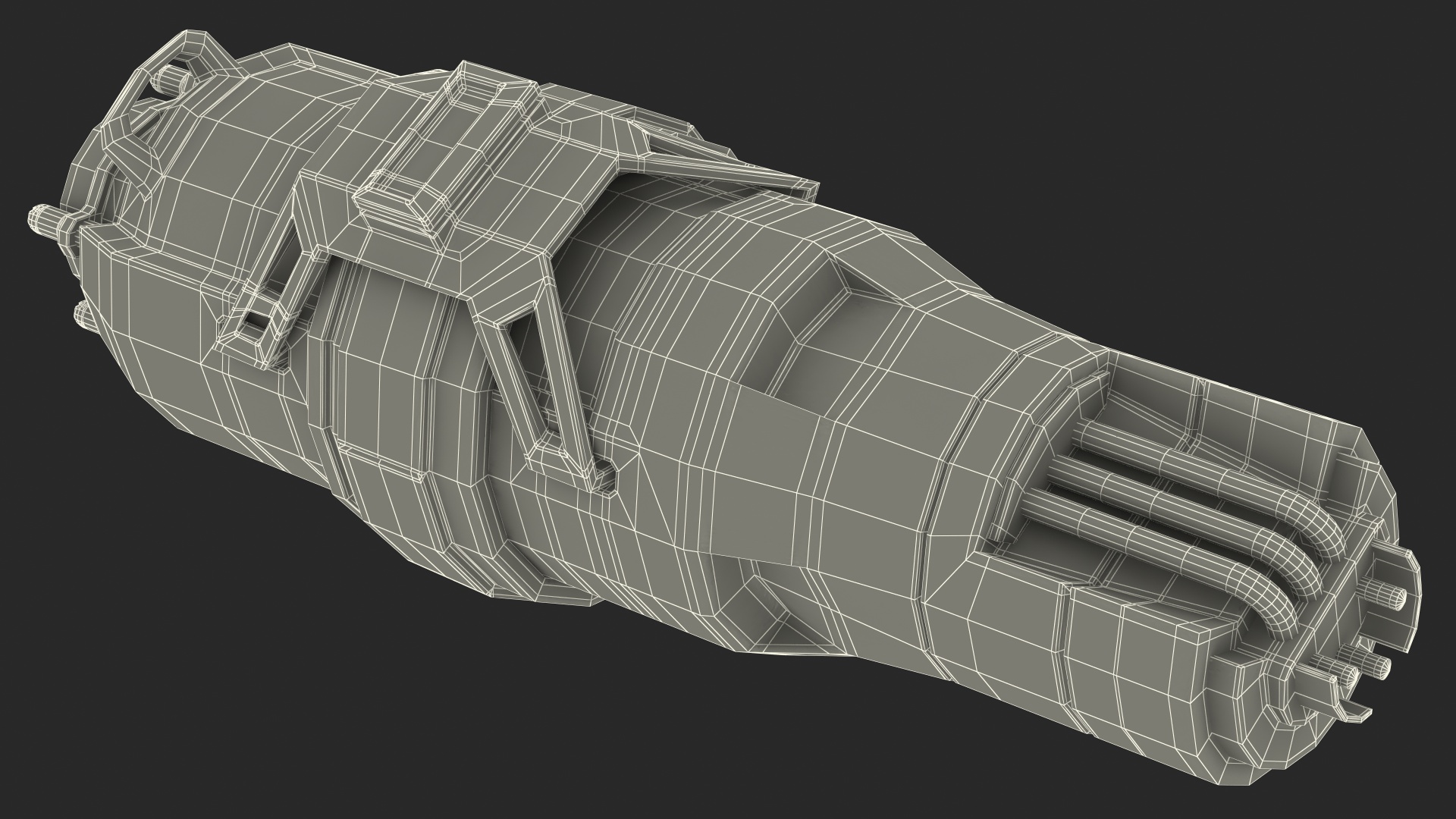 Futuristic Sci Fi Fuel Cell 3D