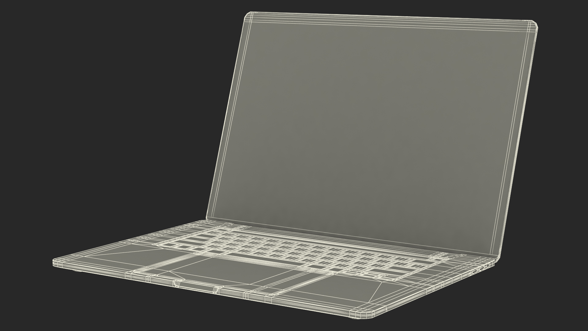 3D Modern Laptop Generic