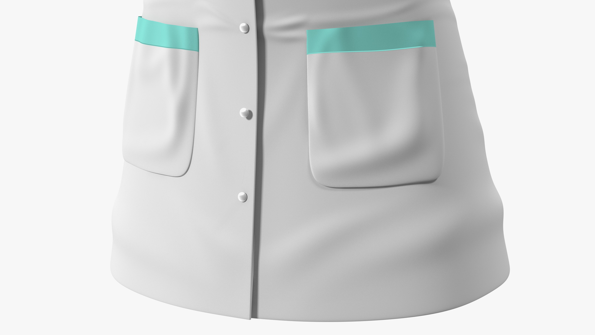 3D Nurse Uniform model