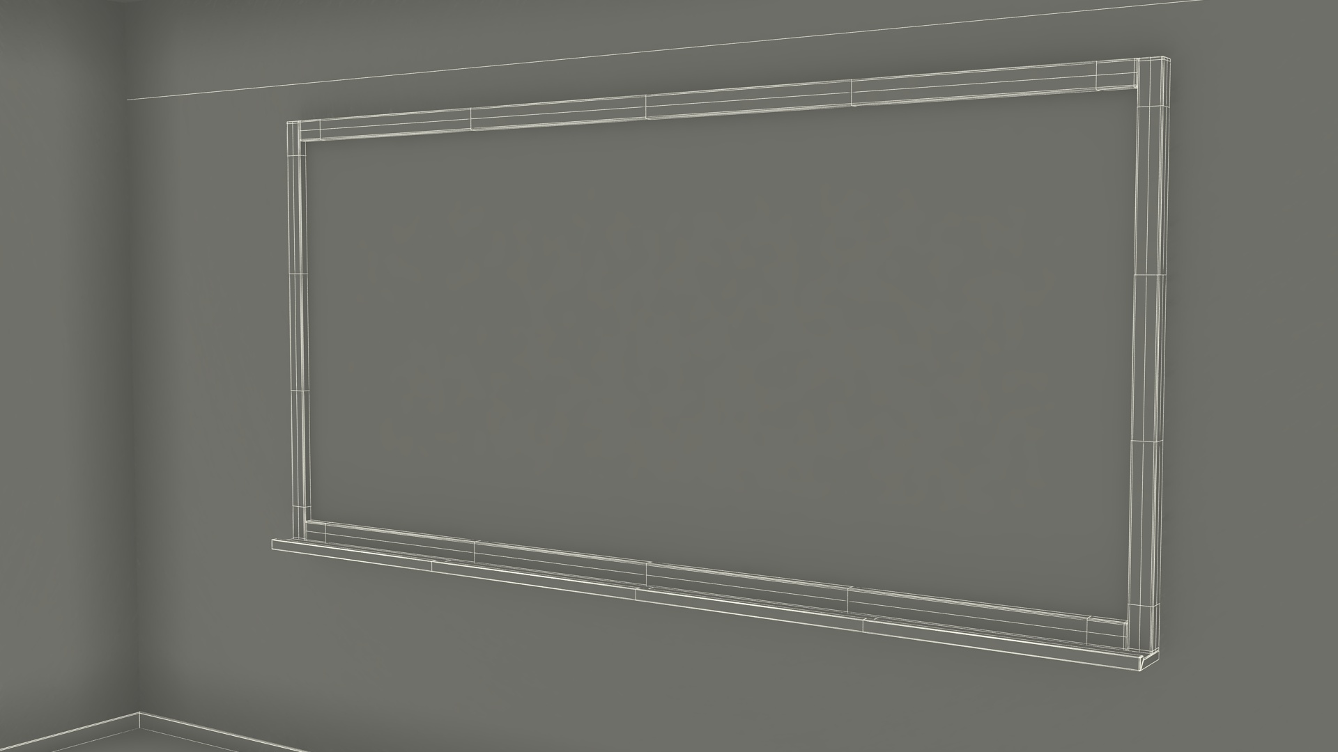3D Classroom Interior model