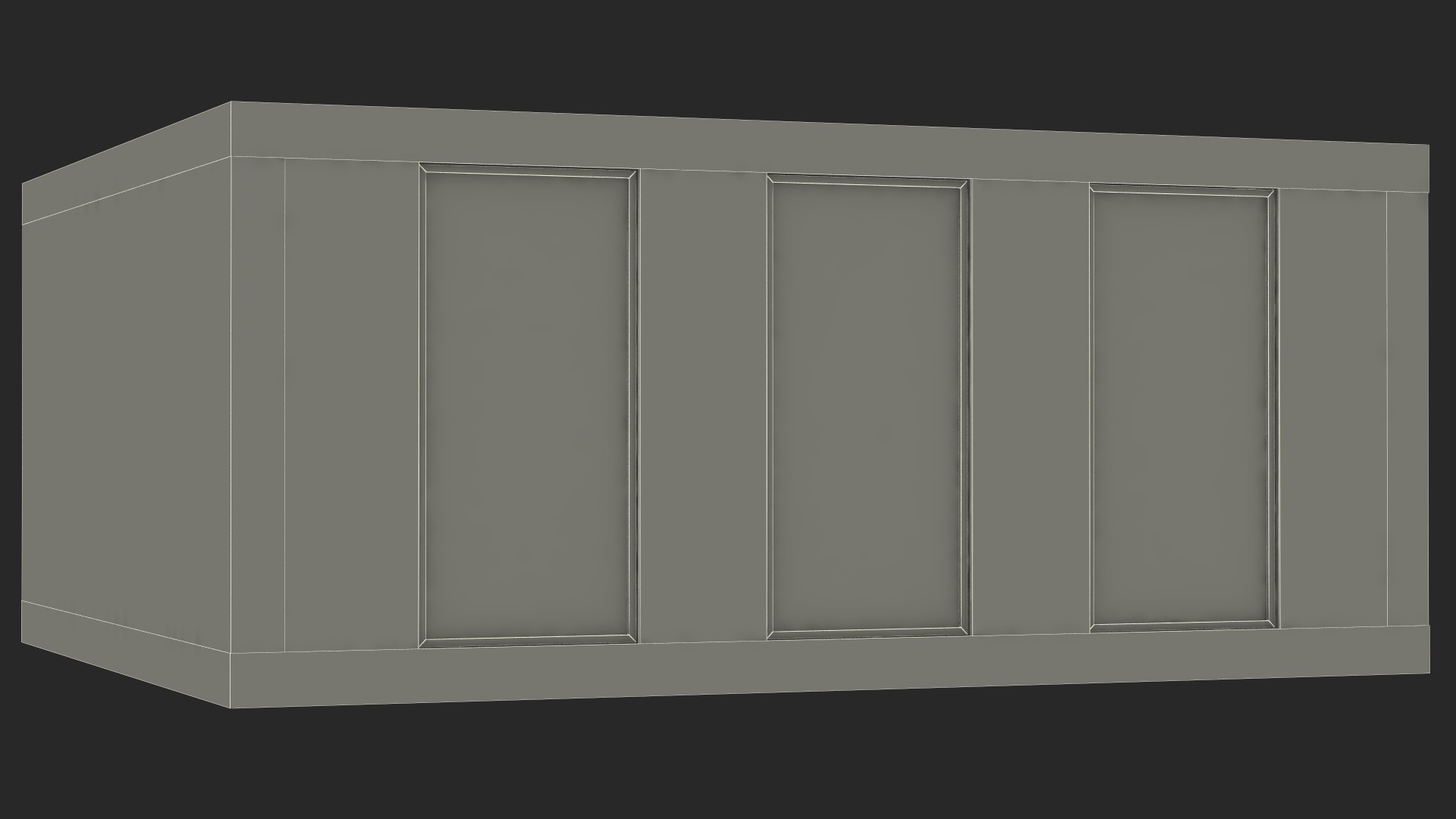 3D Classroom Interior model