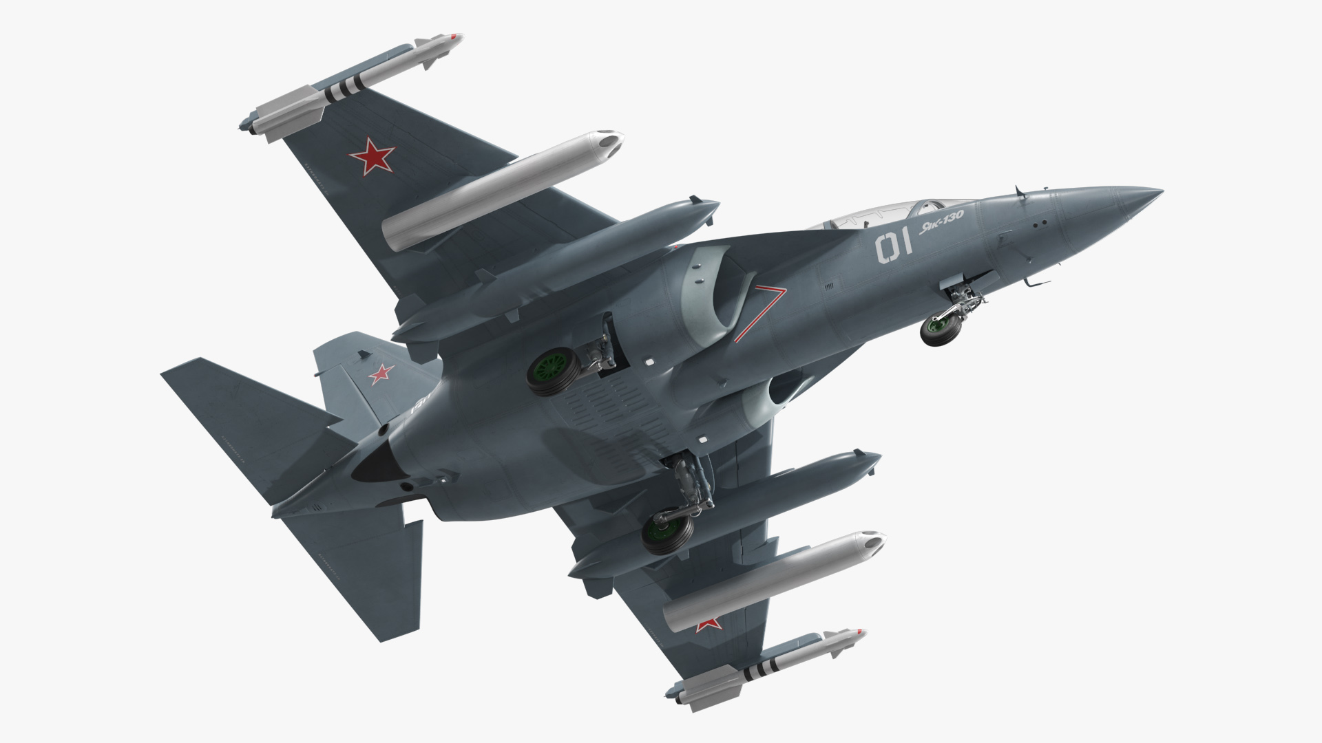 Yakovlev Yak-130 Aermacchi M-346 Light Attack Jet Rigged - view 9