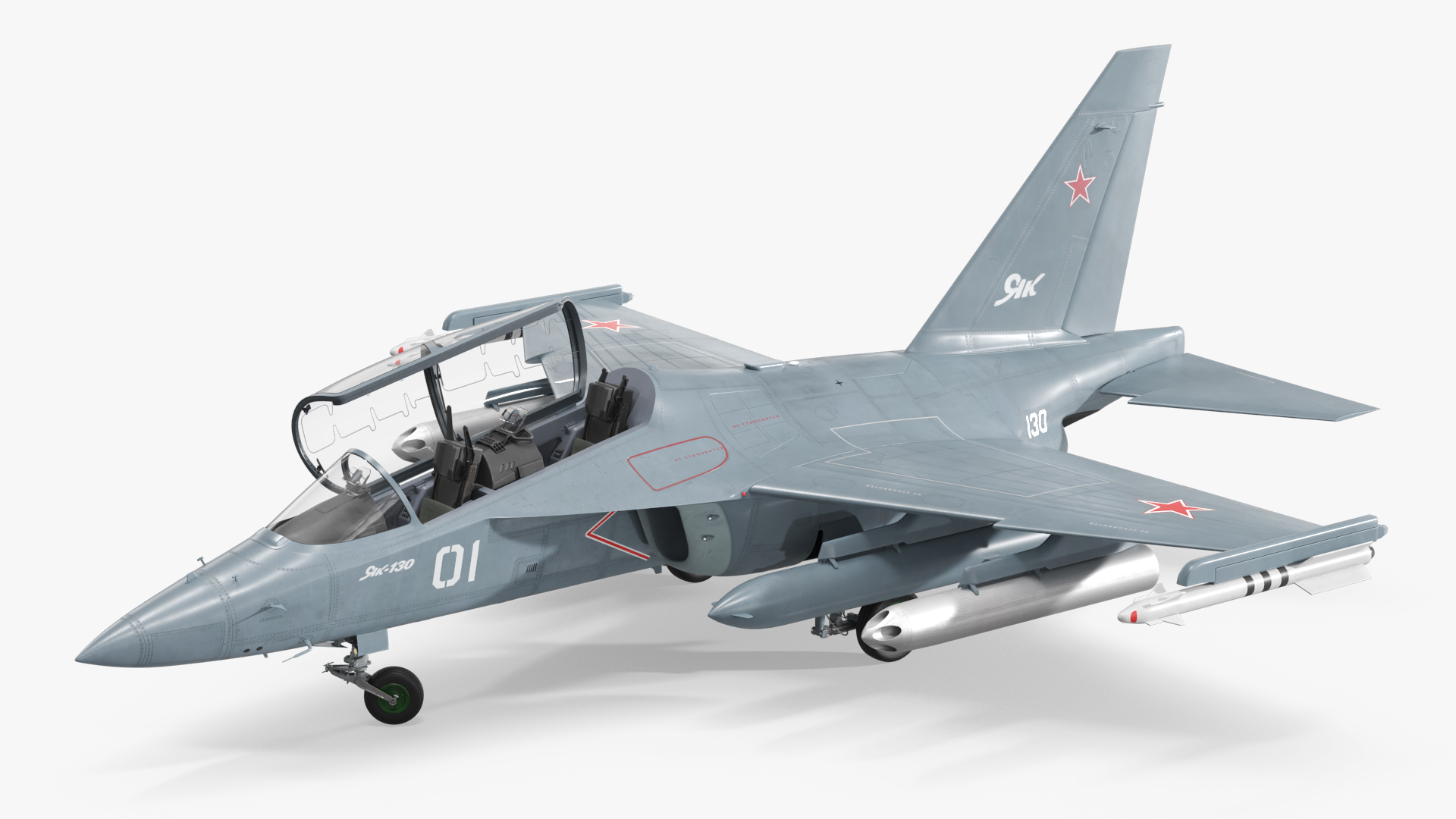 Yakovlev Yak-130 Aermacchi M-346 Light Attack Jet Rigged - view 2