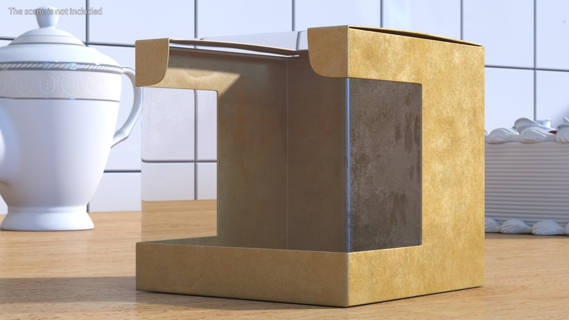 3D Carton Package for Cupcake