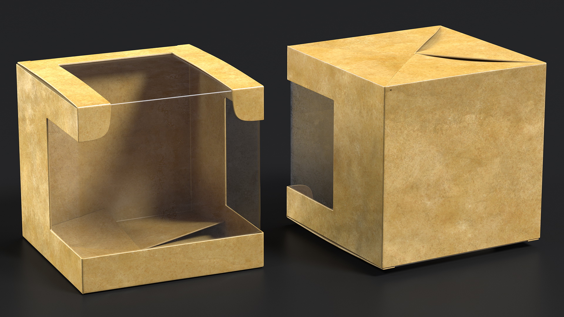 3D Carton Package for Cupcake