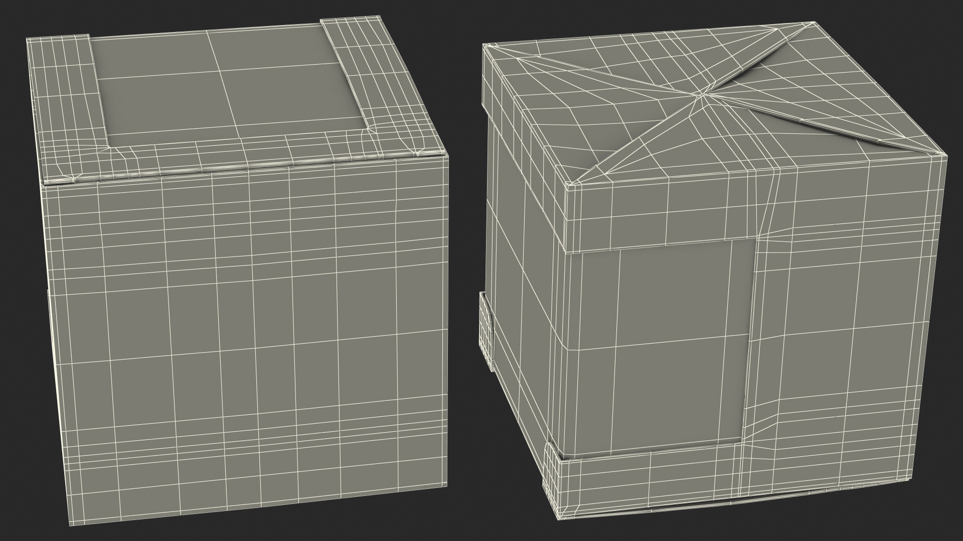 3D Carton Package for Cupcake