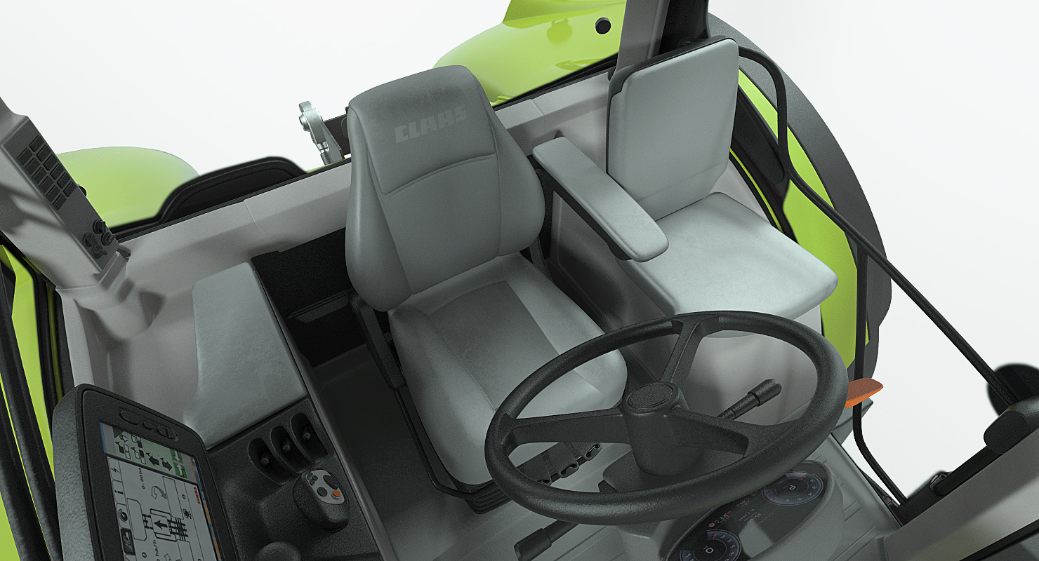 3D Tractor Claas Axion 800 model