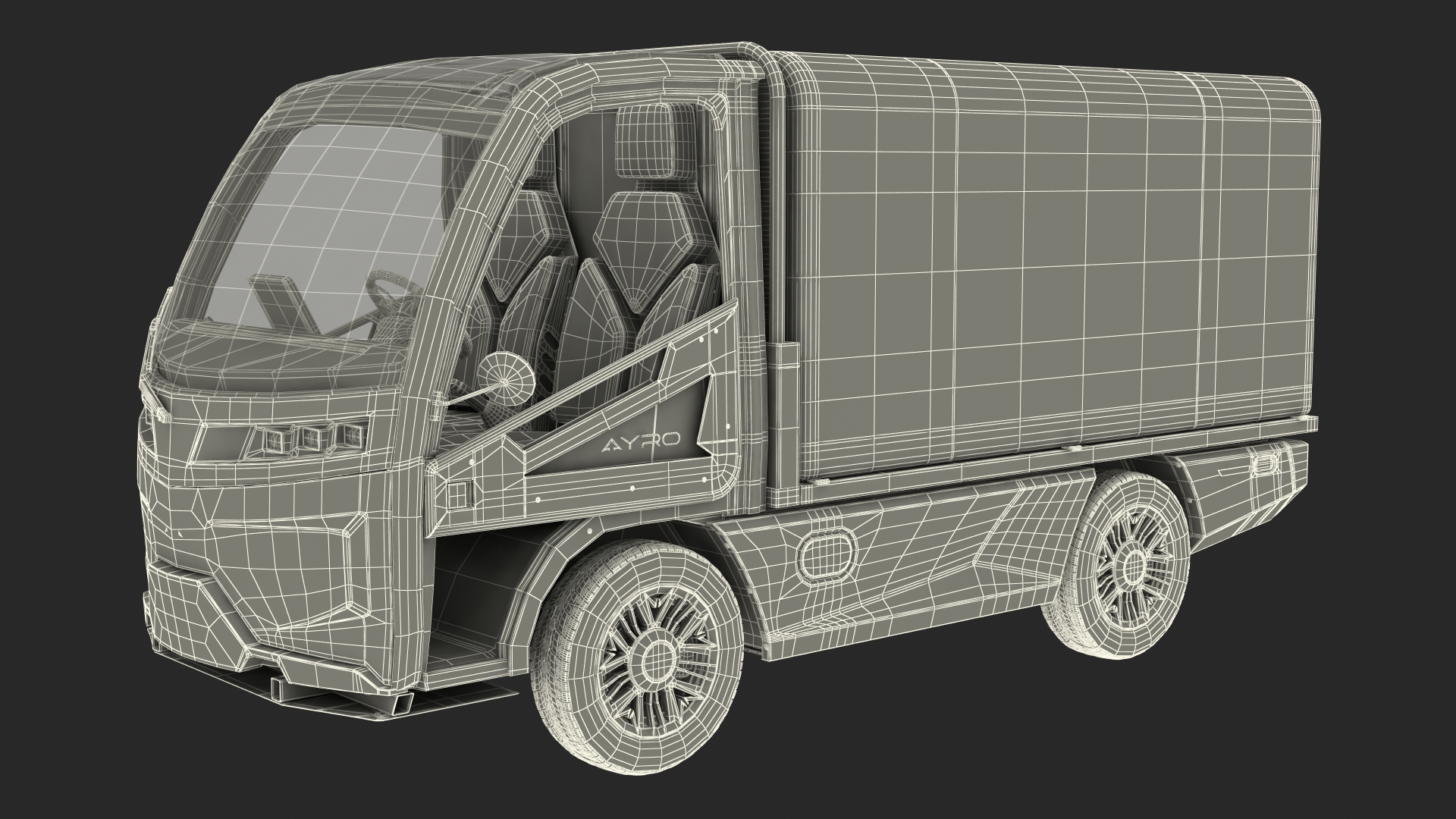 3D model AYRO Vanish Electric Mini Box Truck